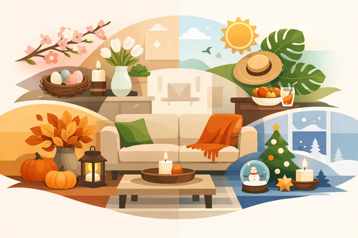 Gids voor seizoensdecoratie in huis