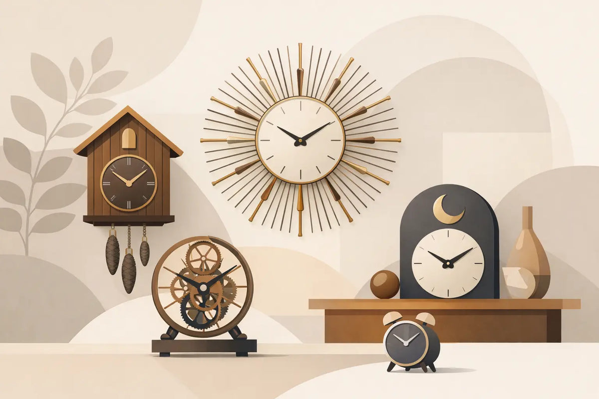 Gids voor decoratieve klokken met karakter