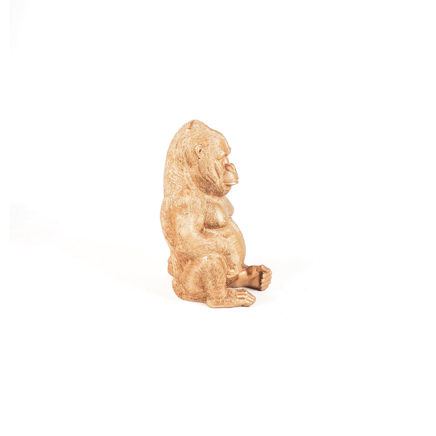 HV Gorilla Aap - Goud - 24x26x36.5 cm