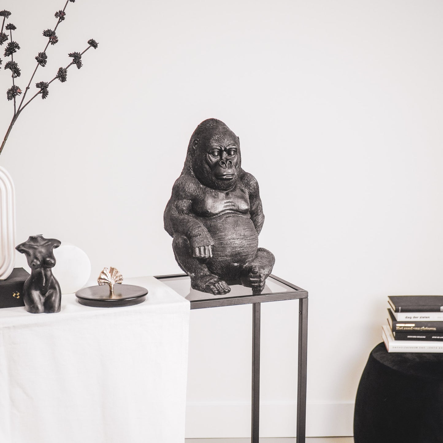 HV Zwarte Gorilla - 24x26x36.5 cm