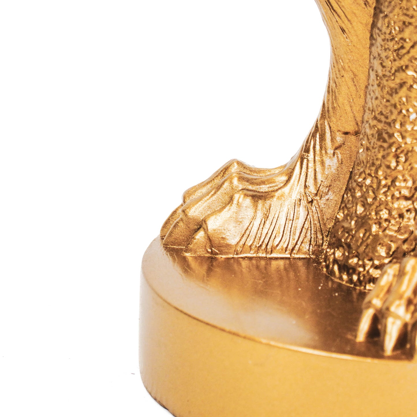 HV Stokstaartje Lamp - Goud - 73x22 cm - incl. lampenkap