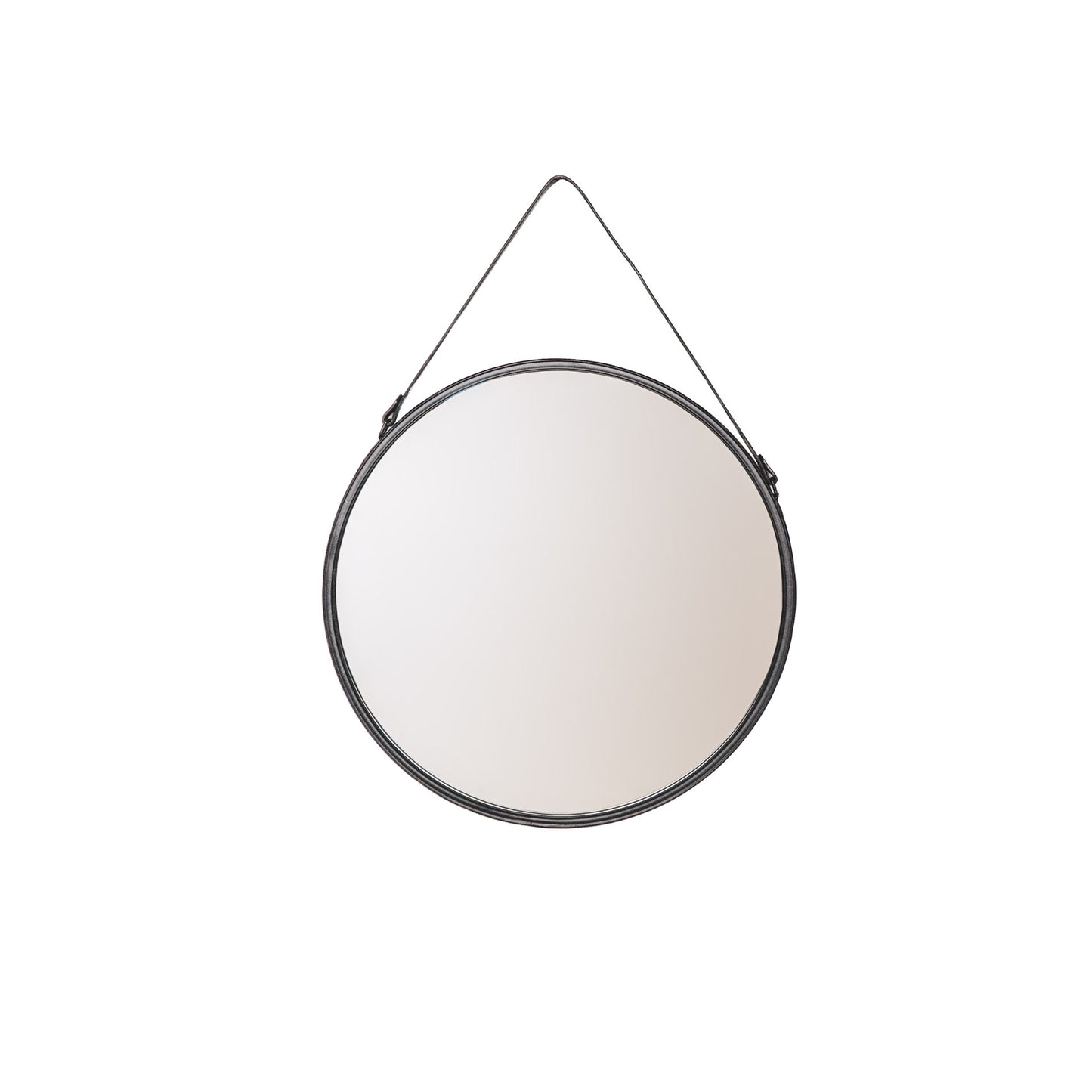 Spiegel - Rond - Metaal - Zwart - Ø50cm