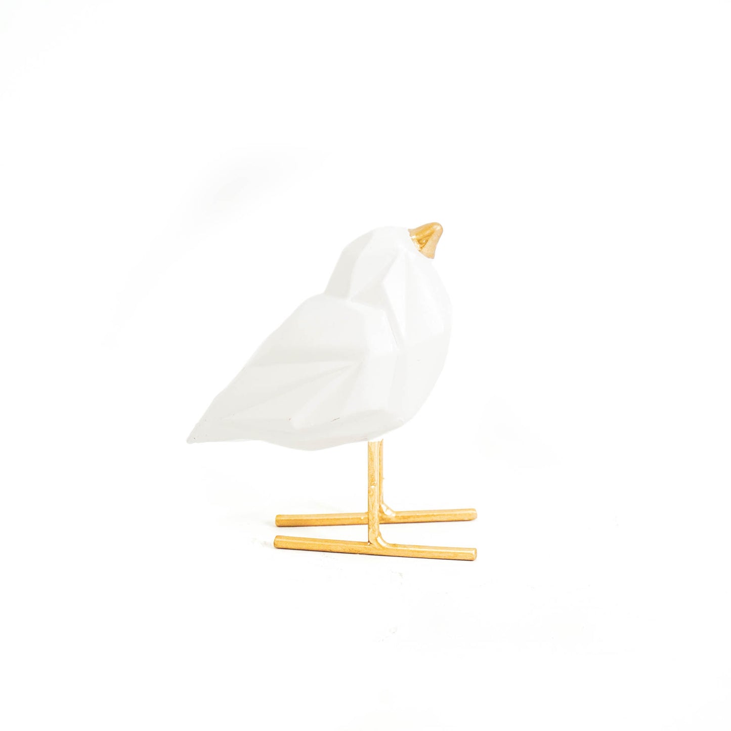 HV Lovebird Vogel - Wit - 7x13x9 cm