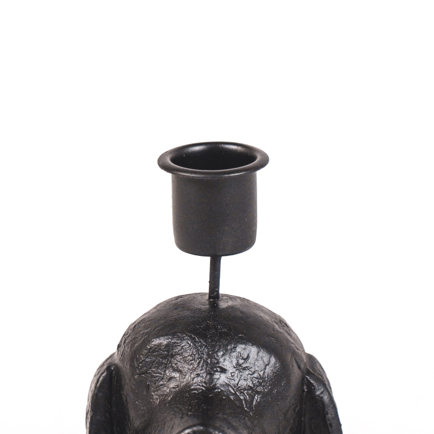 HV Hond Kandelaar - Zwart - 18x10x19.5 cm
