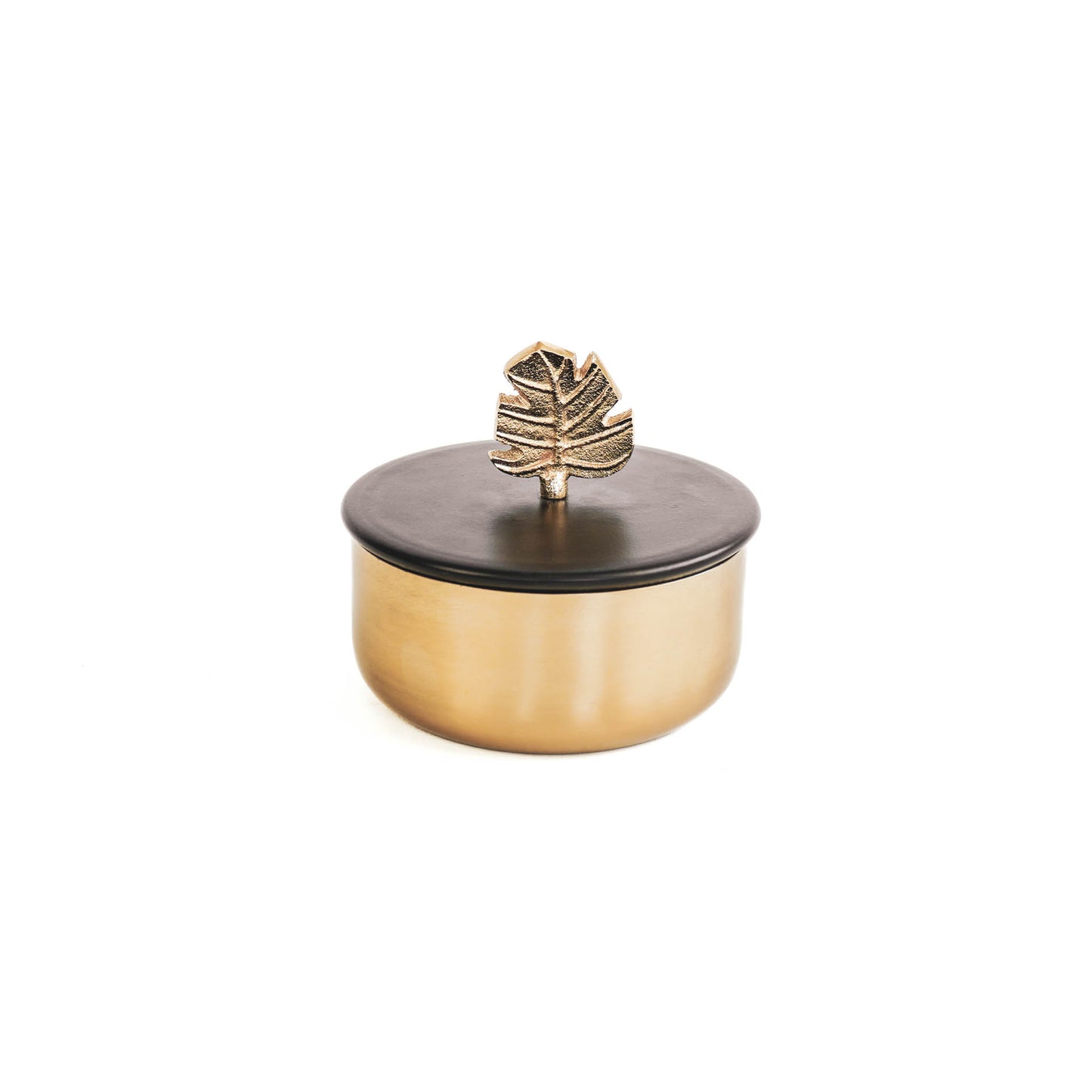 HV Monstera Box - Goud/Zwart -14x10 cm