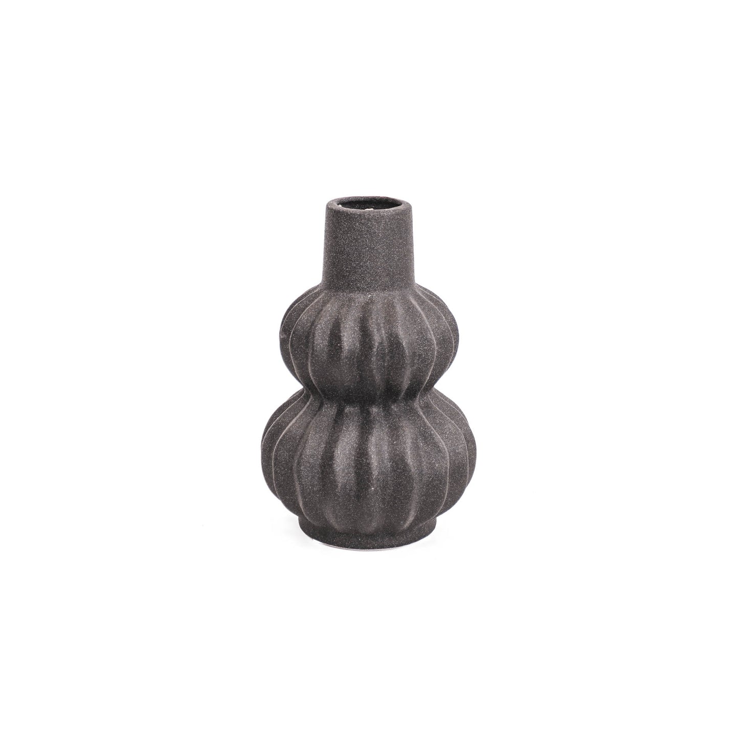 HV Organic Shape Vaas - Zwart-15x15x24