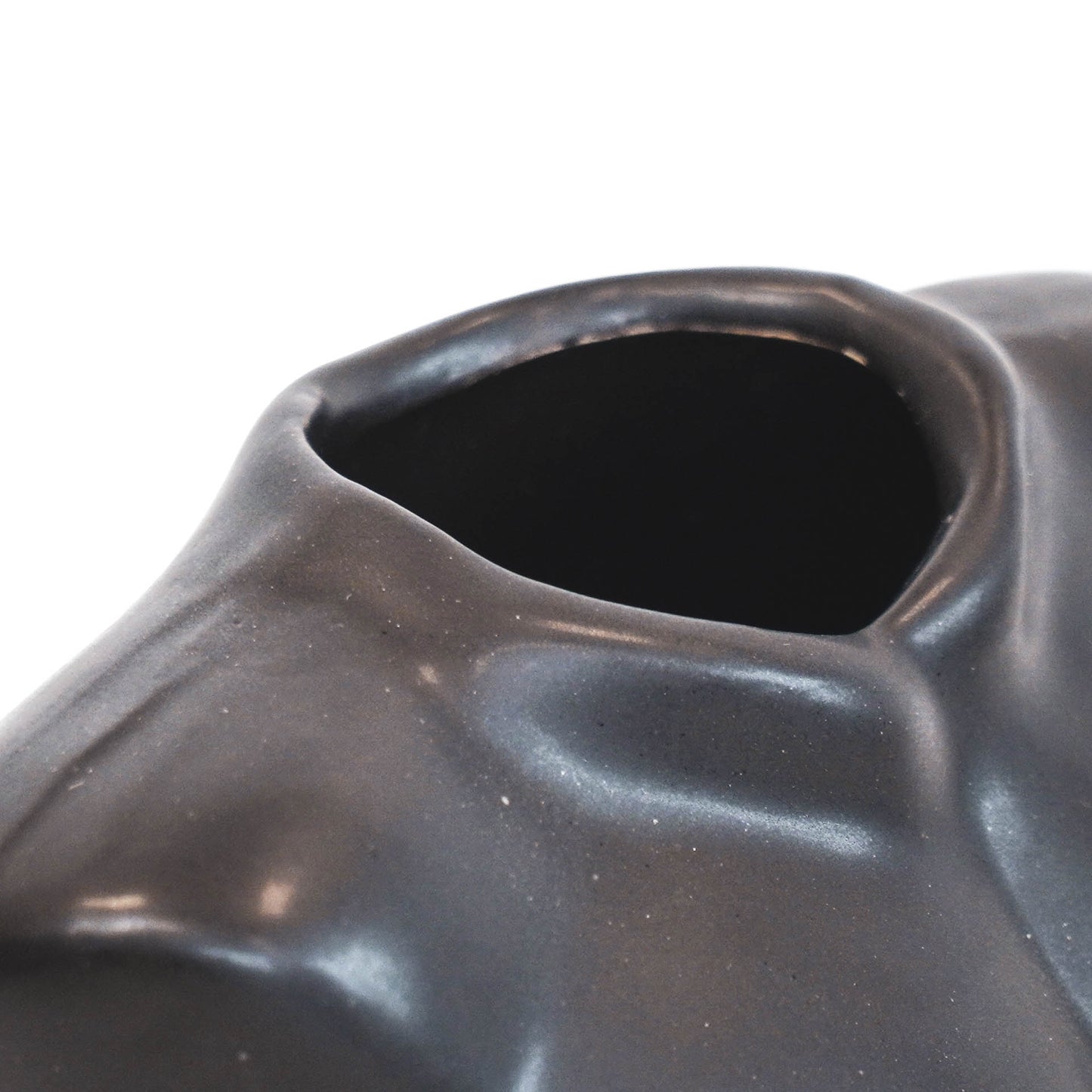HV Mannen Body Vaas- Zwart- 15x9x24cm