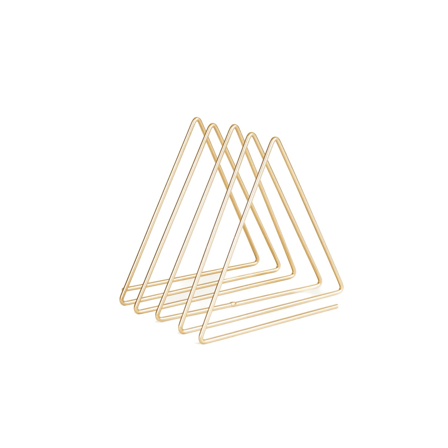 HV Tijdschriftenrek - Goud - 22x19x19cm
