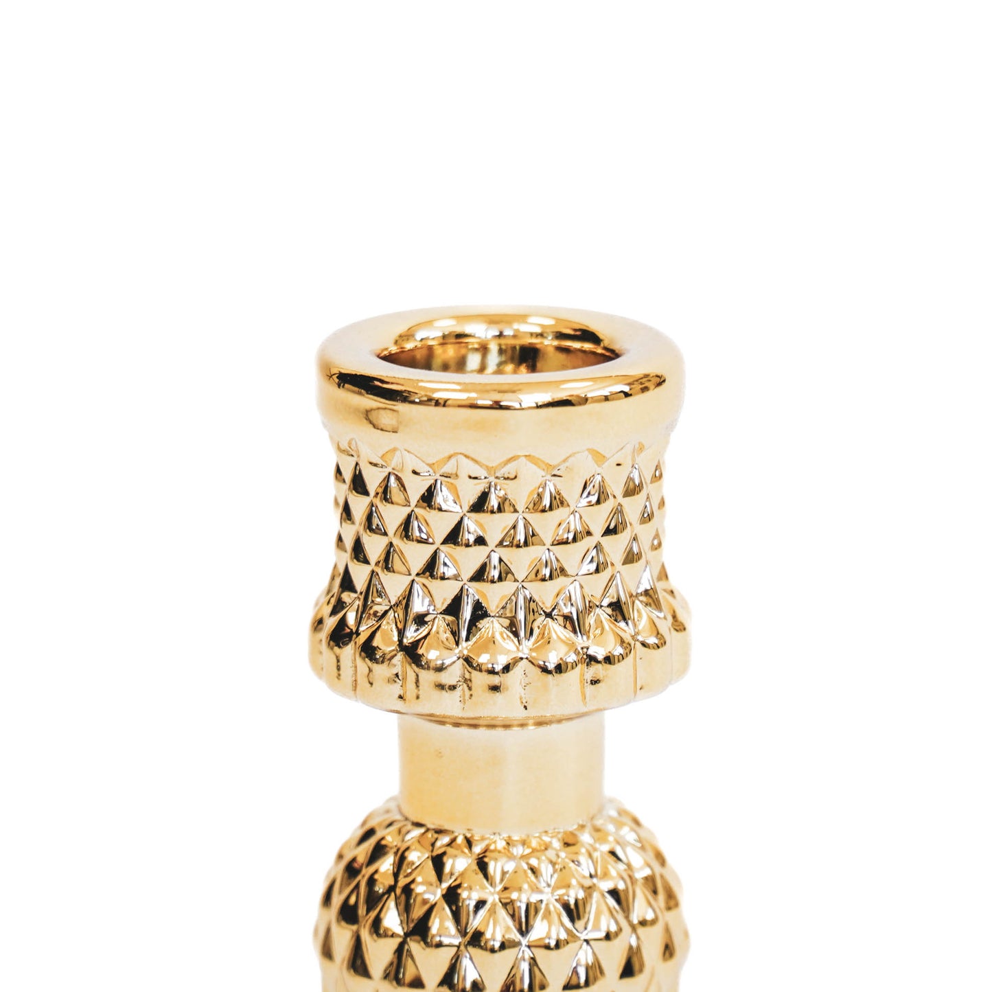 HV Kaarshouder - Glas - Goud - 8x13cm