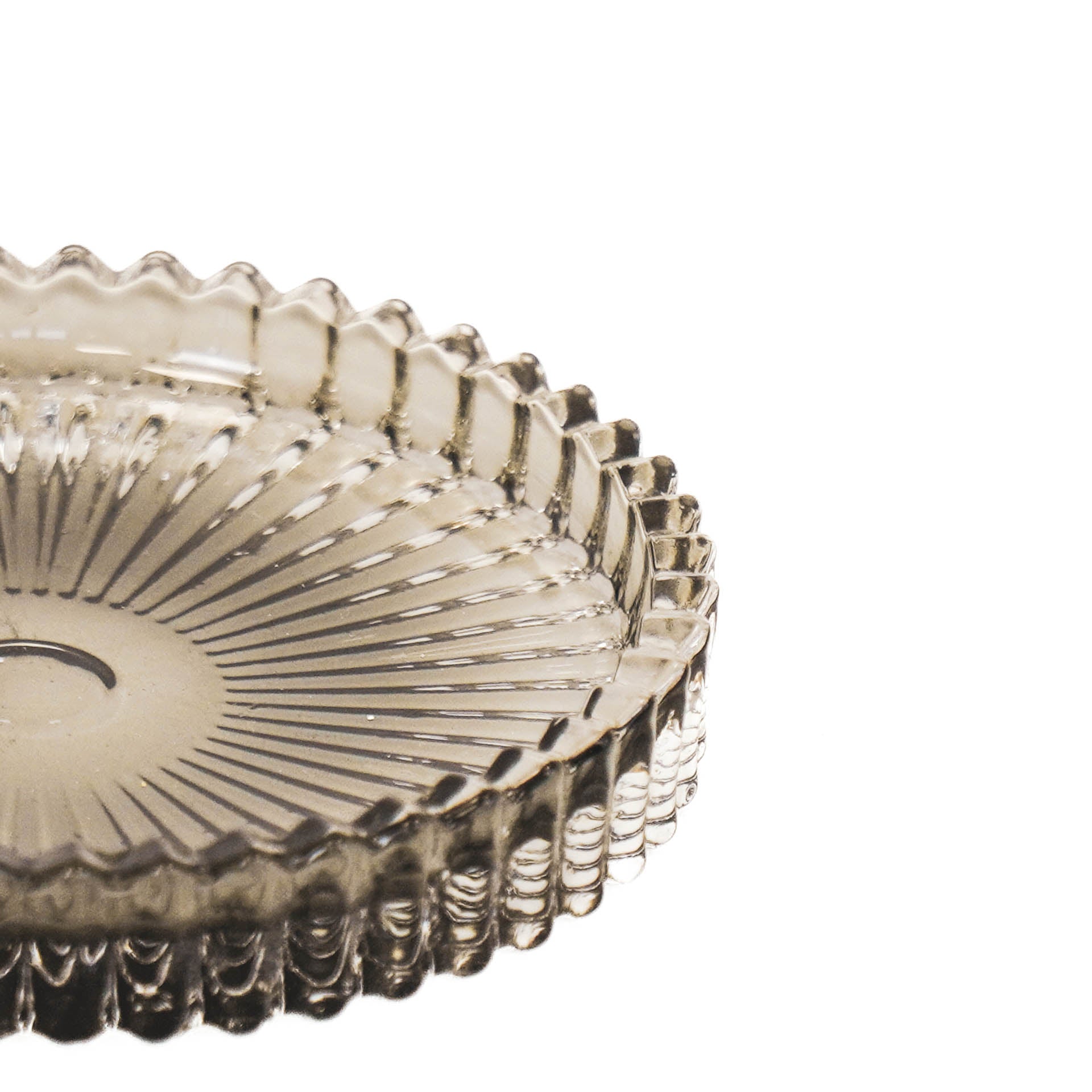 Onderzetter - Glas - Bruin - 10x1,5cm