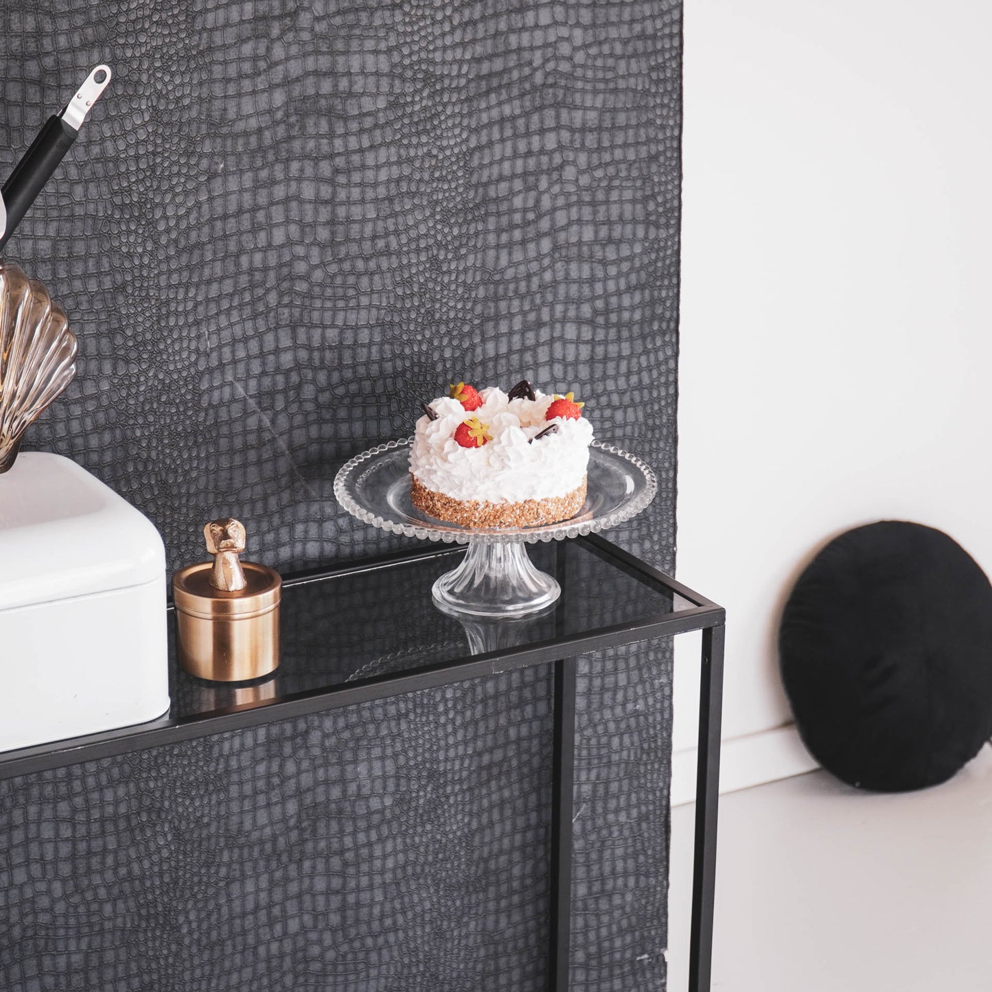 HV Taart plateau - Glas - 27x10cm