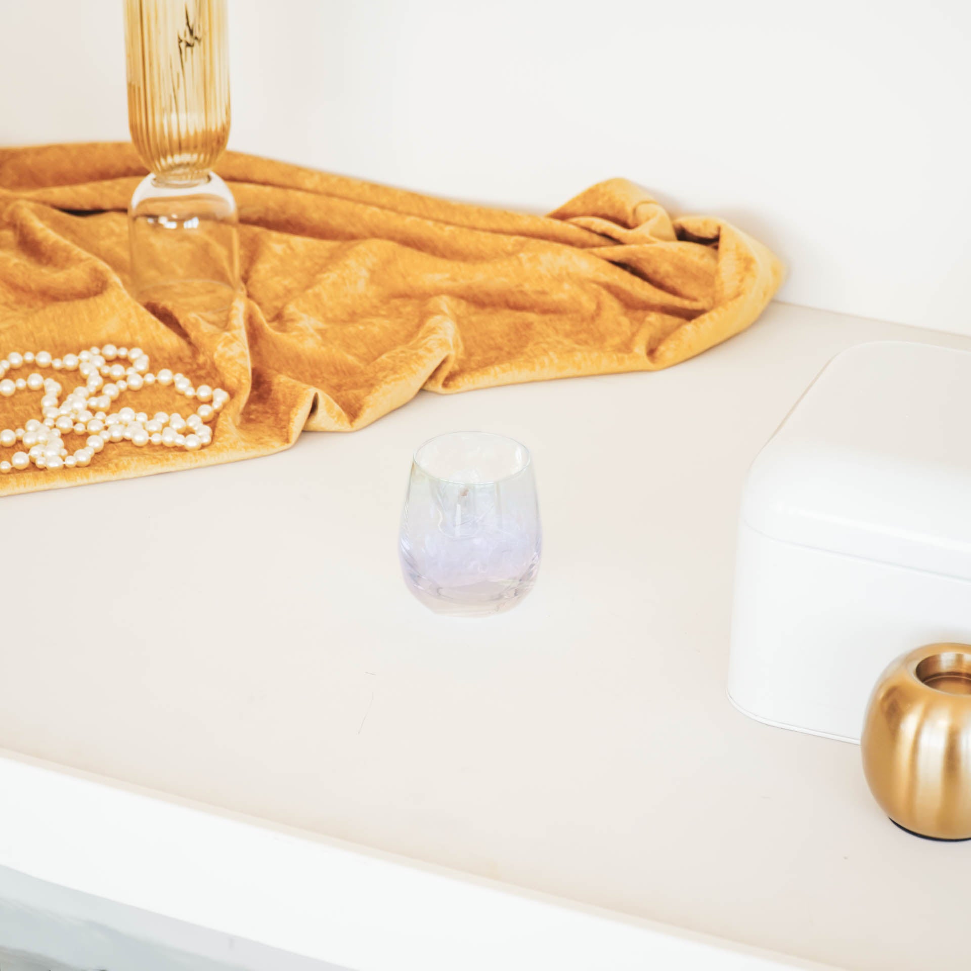 Regenboog Waterglazen - Glas - Meerkleurig - S2 - 8,5x 9,5cm