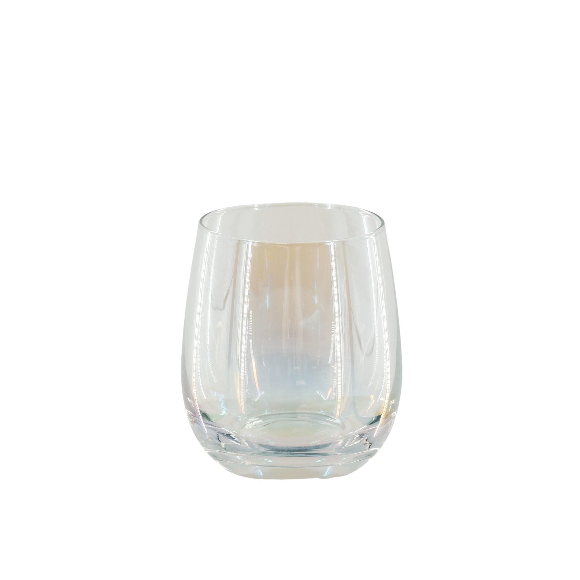 Regenboog Waterglazen - Glas - Meerkleurig - S2 - 8,5x 9,5cm