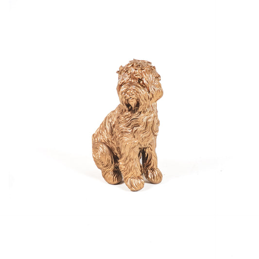 Housevitamin Labradoodle Hond - Goud - 16x10,5x23,5cm