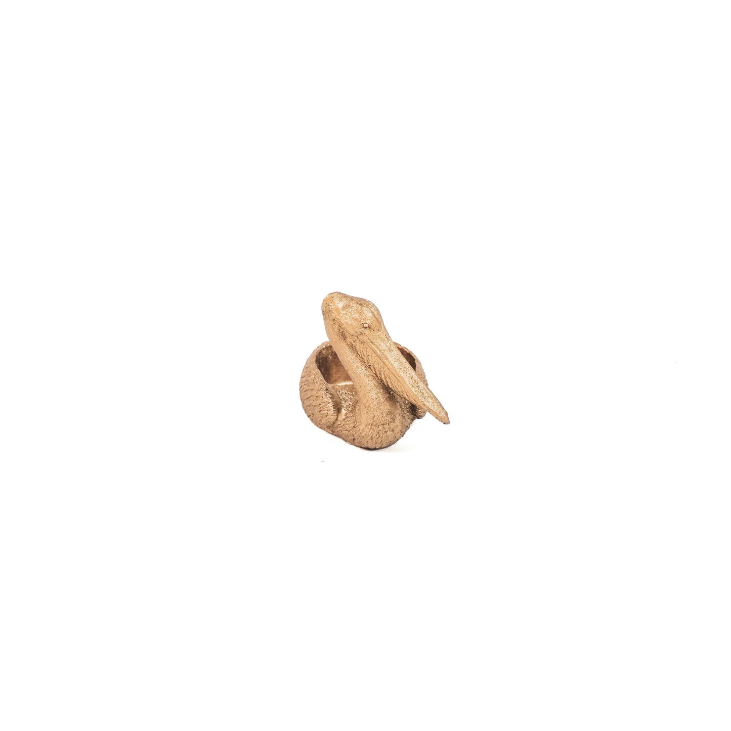 HV Pelikaan Waxinelicht-Goud- 12.5x6.5x8.5 cm