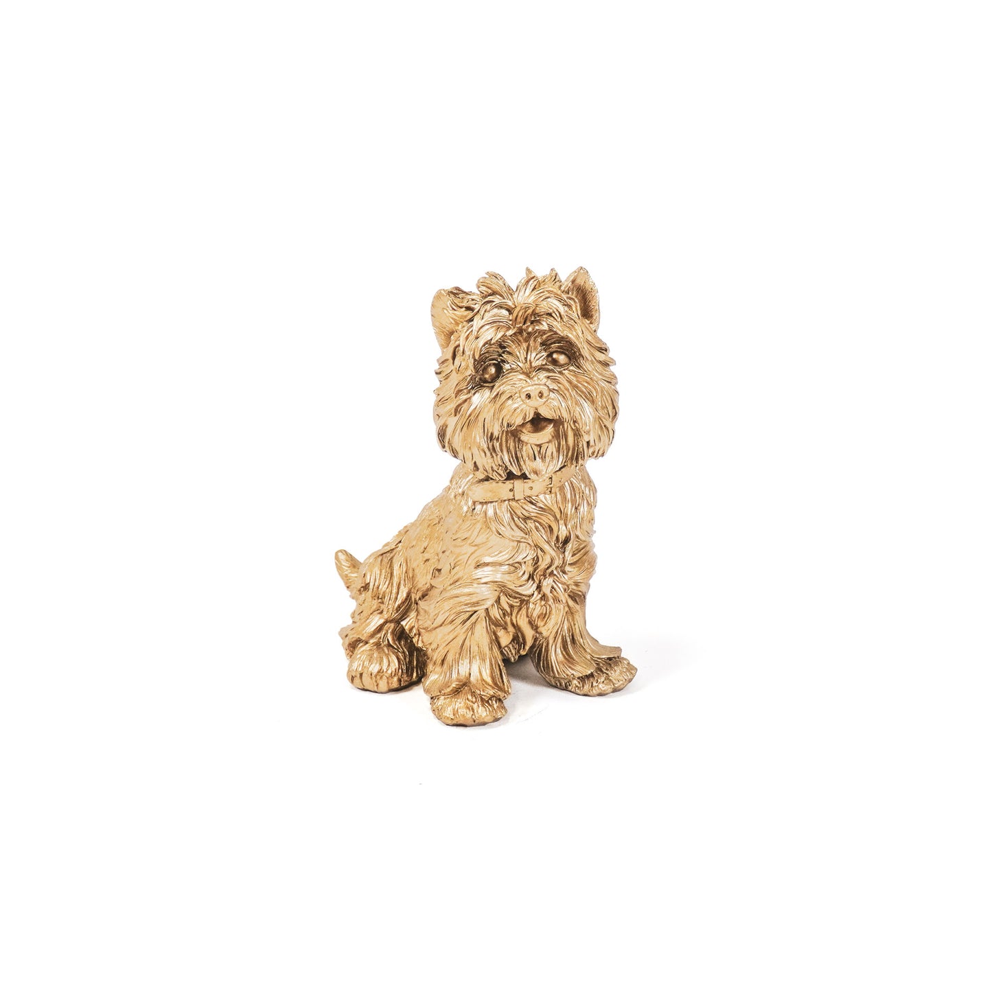 HV Terrier Hond - Goud - 22,5x16,5x27,5cm