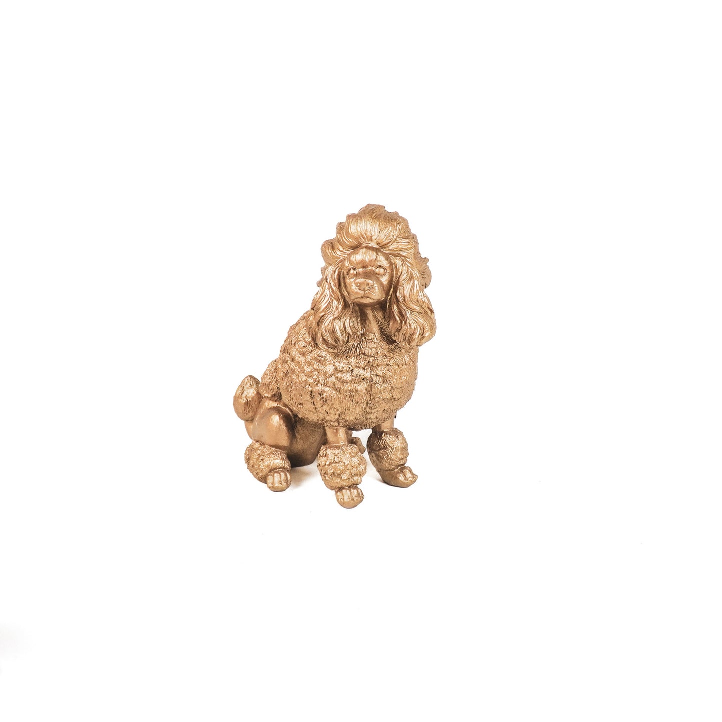 HV Franse Poedel hond - Goud - 21.5x13x26.5 cm