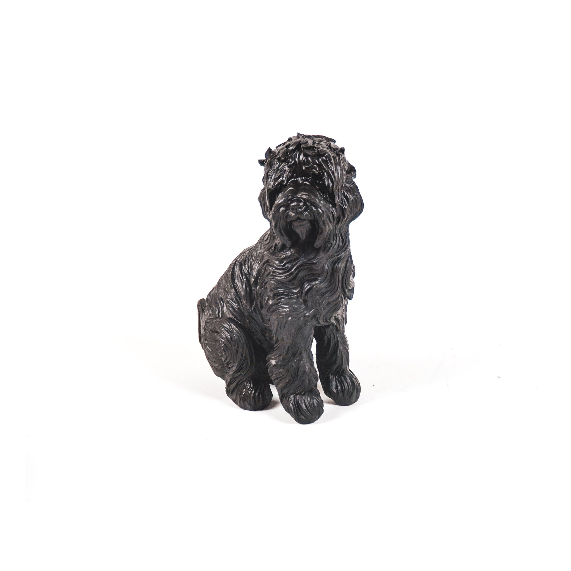 Ornament - Labradoodle - Hond - Polyresin - Zwart - 16x10.5x23.5 cm