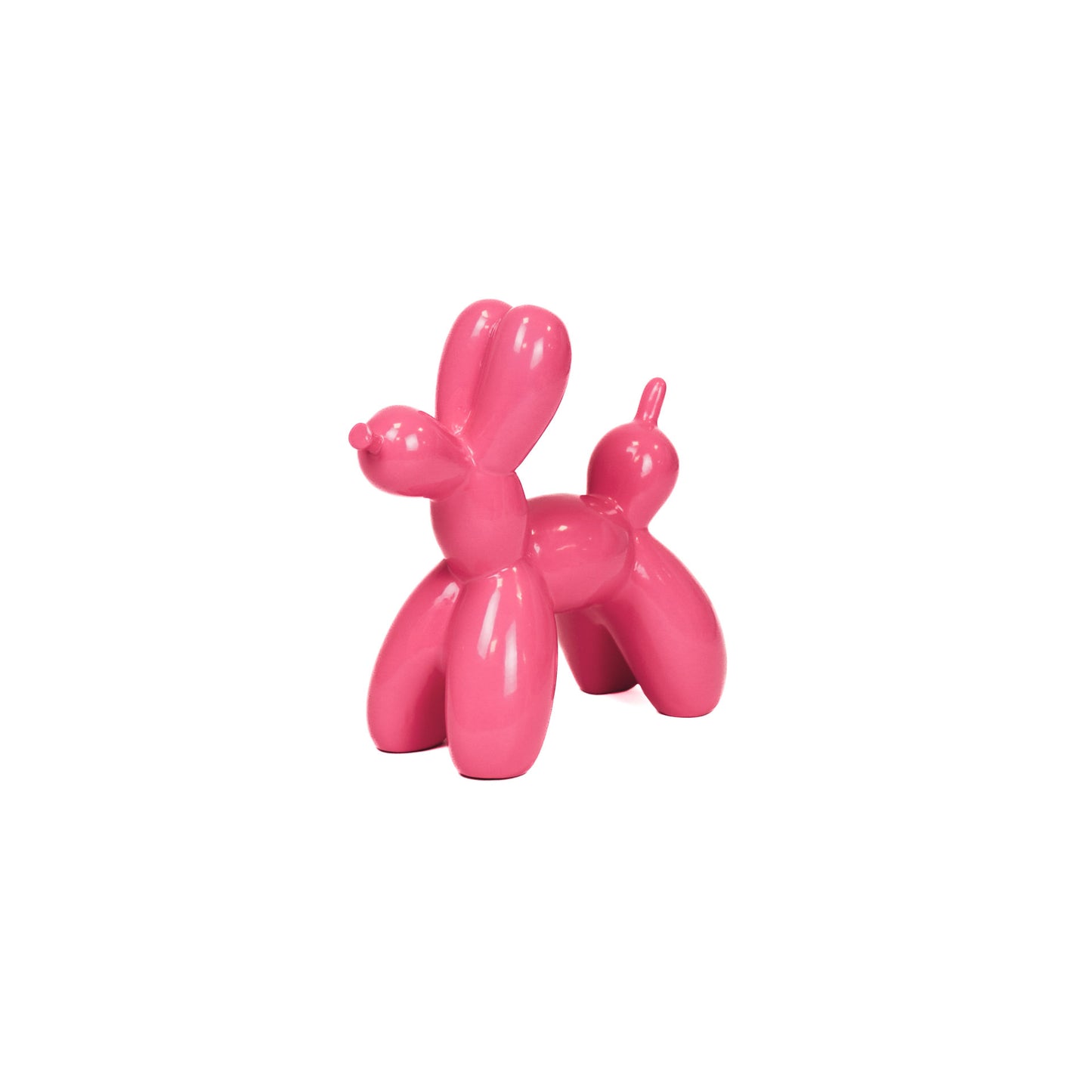 HV Doggy Style beeld Neon Roze -19x18,5x18,5 cm