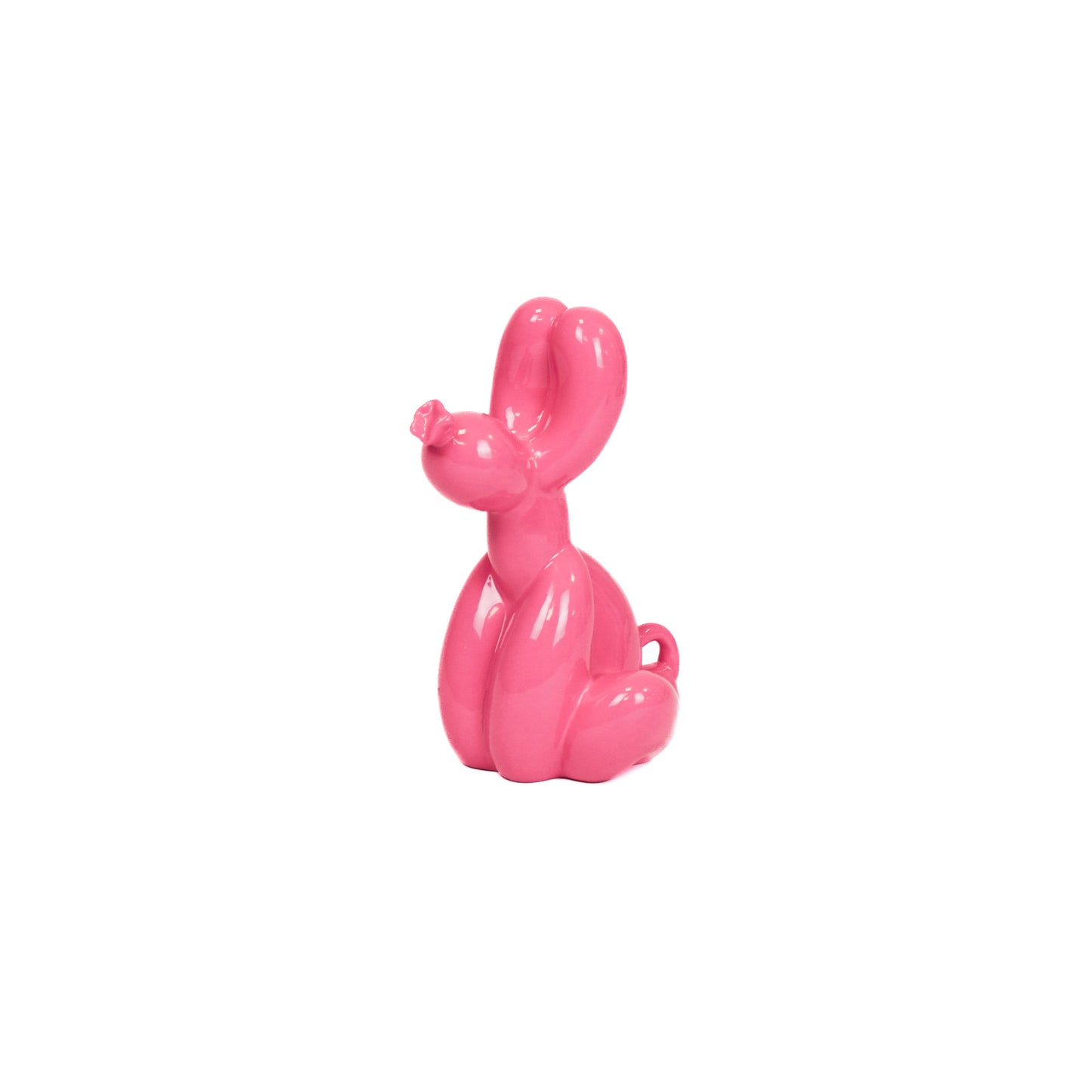 HV Poepende Ballon Hond - 24x9x14 cm - Neon Roze