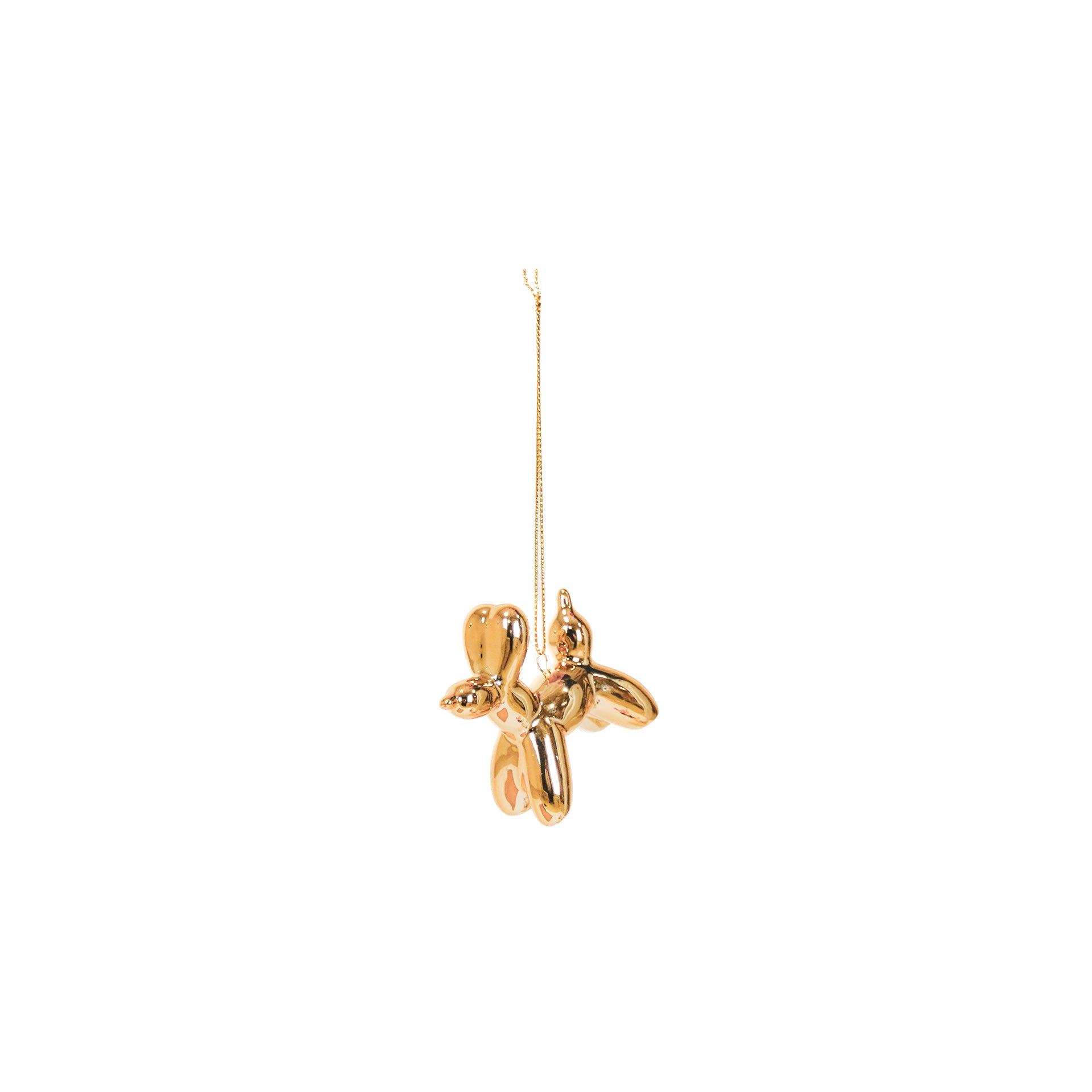 Housevitamin Ballon Hond Kerstbal - 6,5x3x6cm- Goud