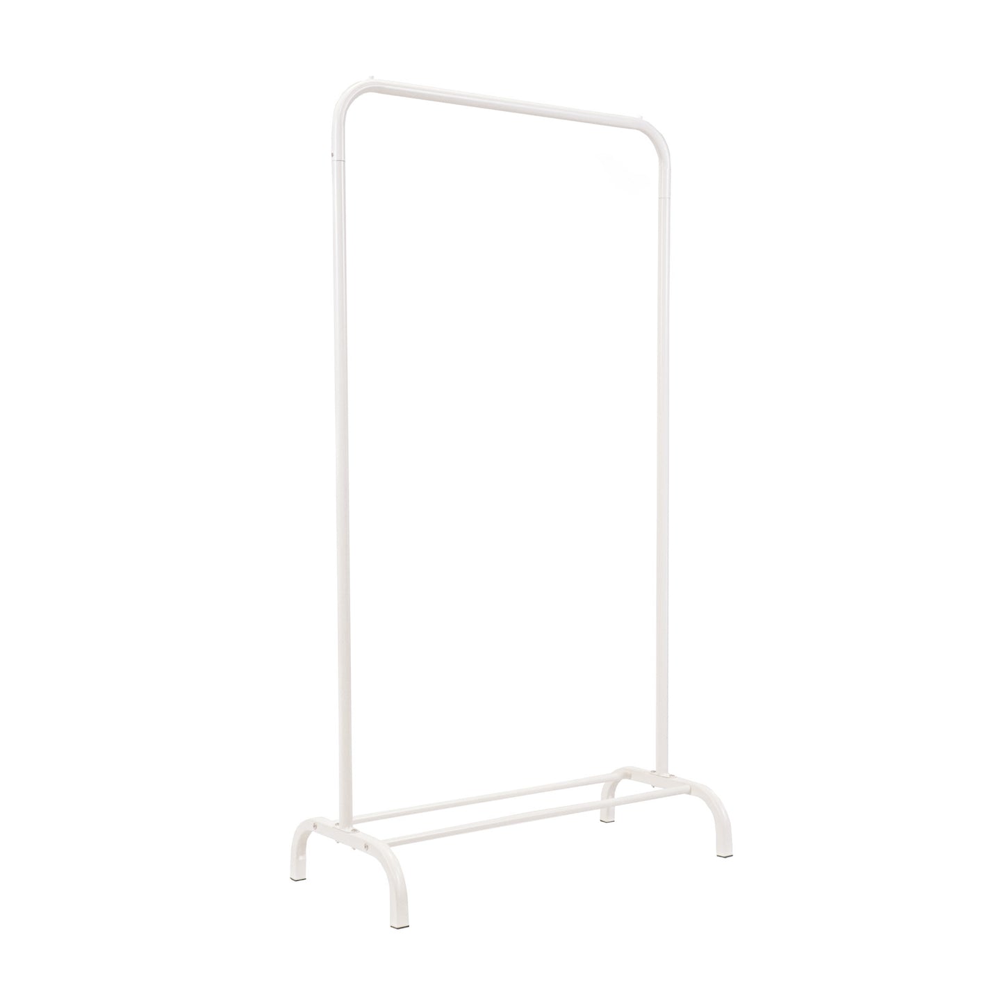 HV Metalen Kledingrek - Wit - 80x40x150cm