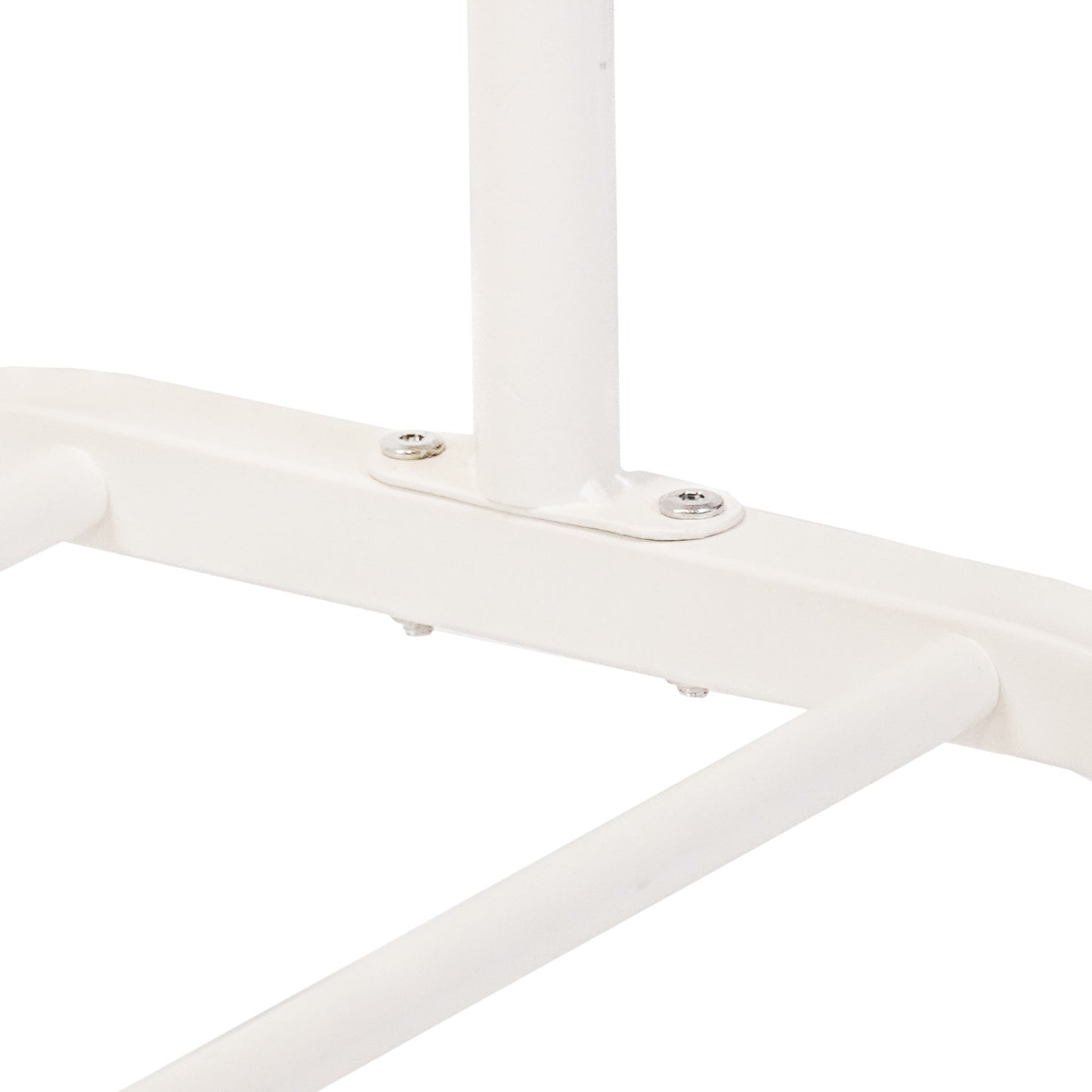 HV Metalen Kledingrek - Wit - 80x40x150cm