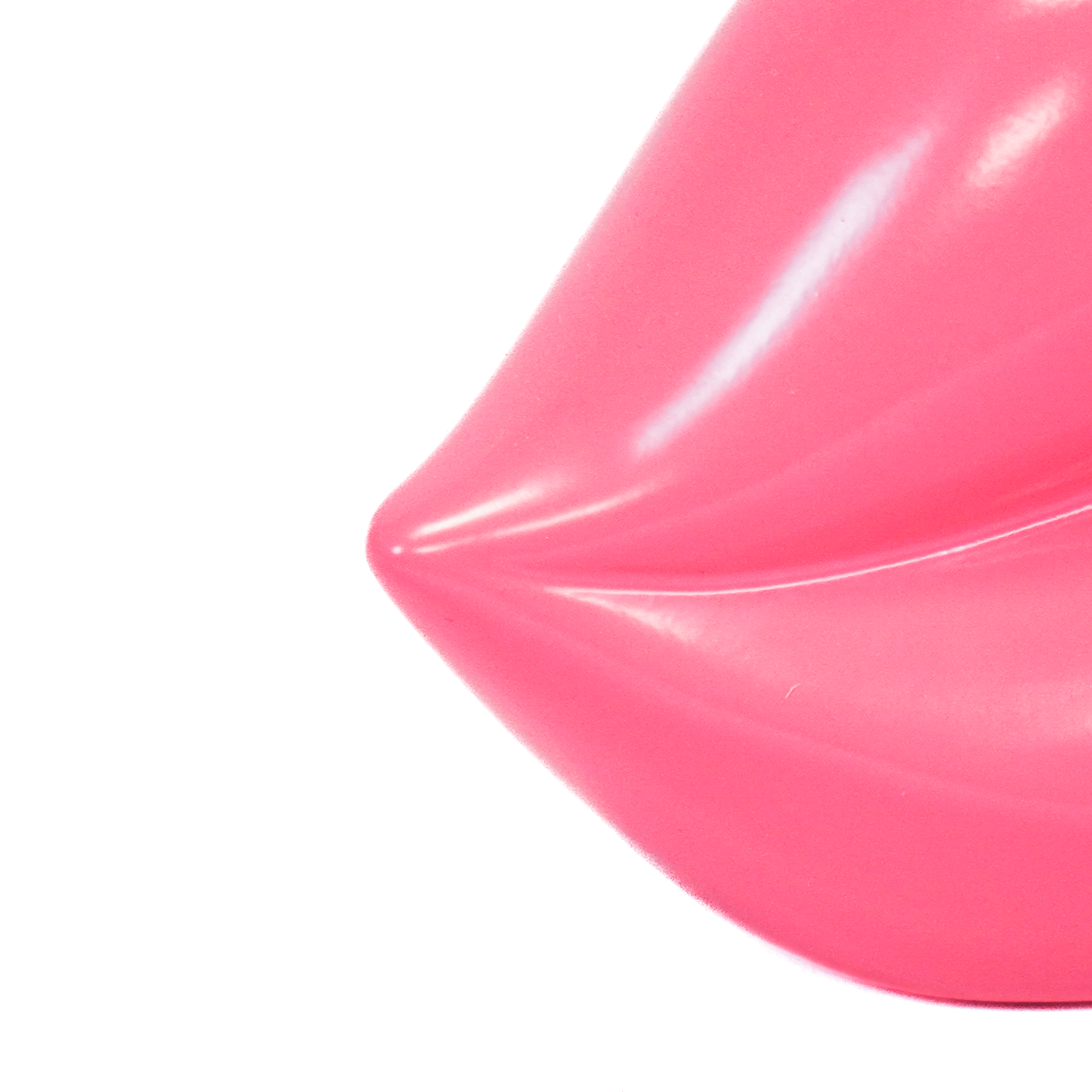 Pot - Lip - Keramiek - Neon Roze - 15,5x6,5x7,5cm