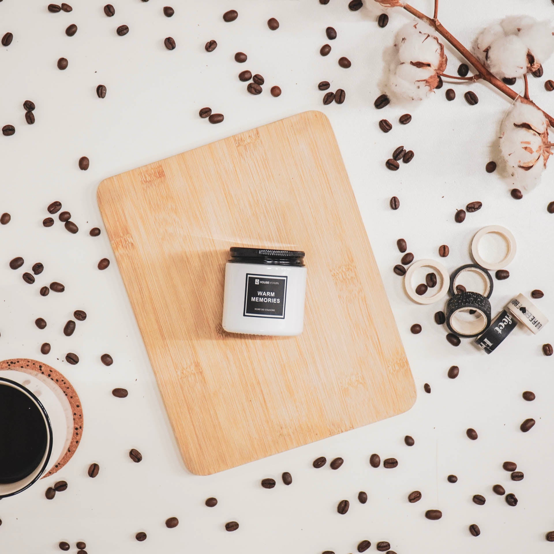 Geurkaars - 100gr - Warm memories