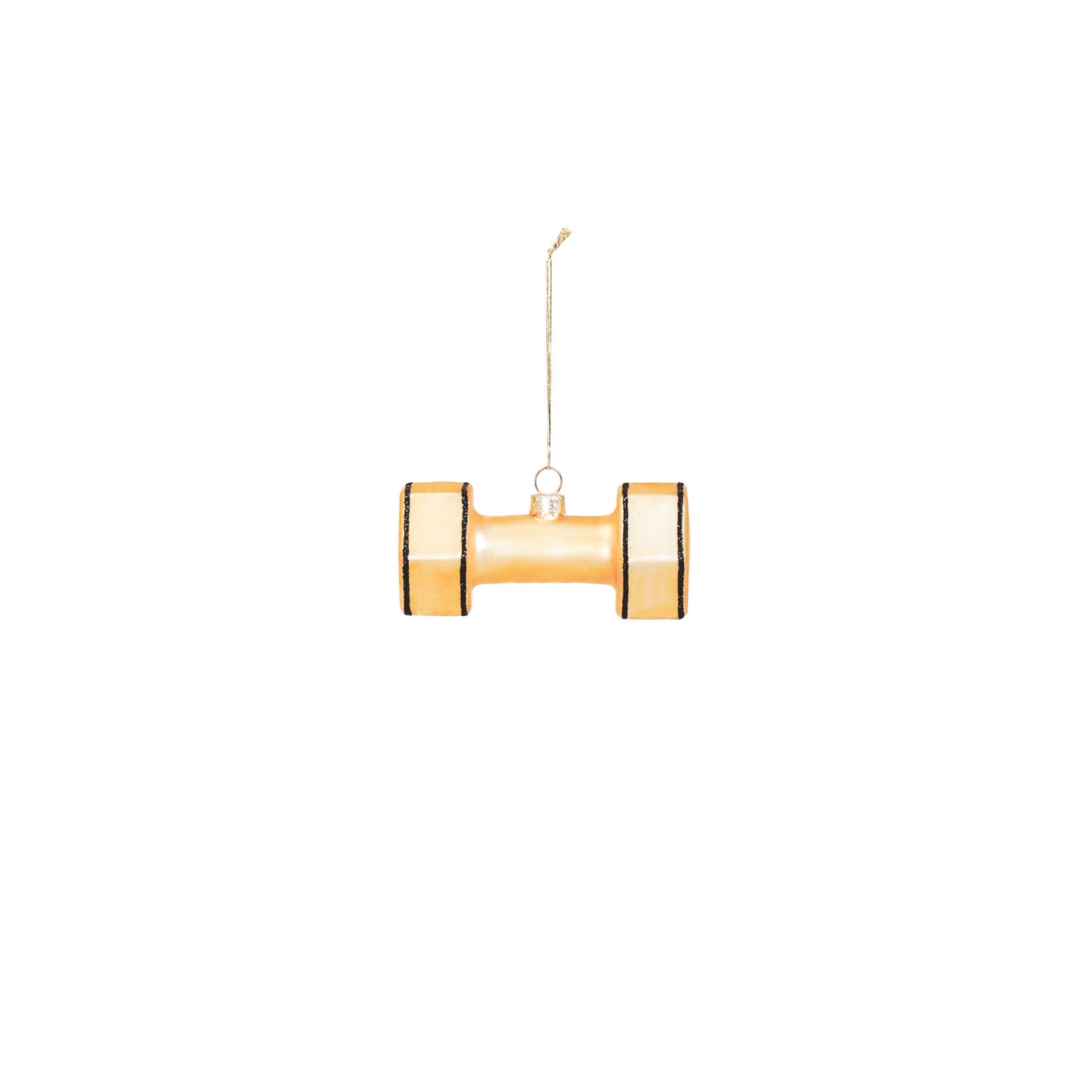HV Weight Watcher Kerst Ornamenten- Set van 2-Glas-10,5x5x5cm