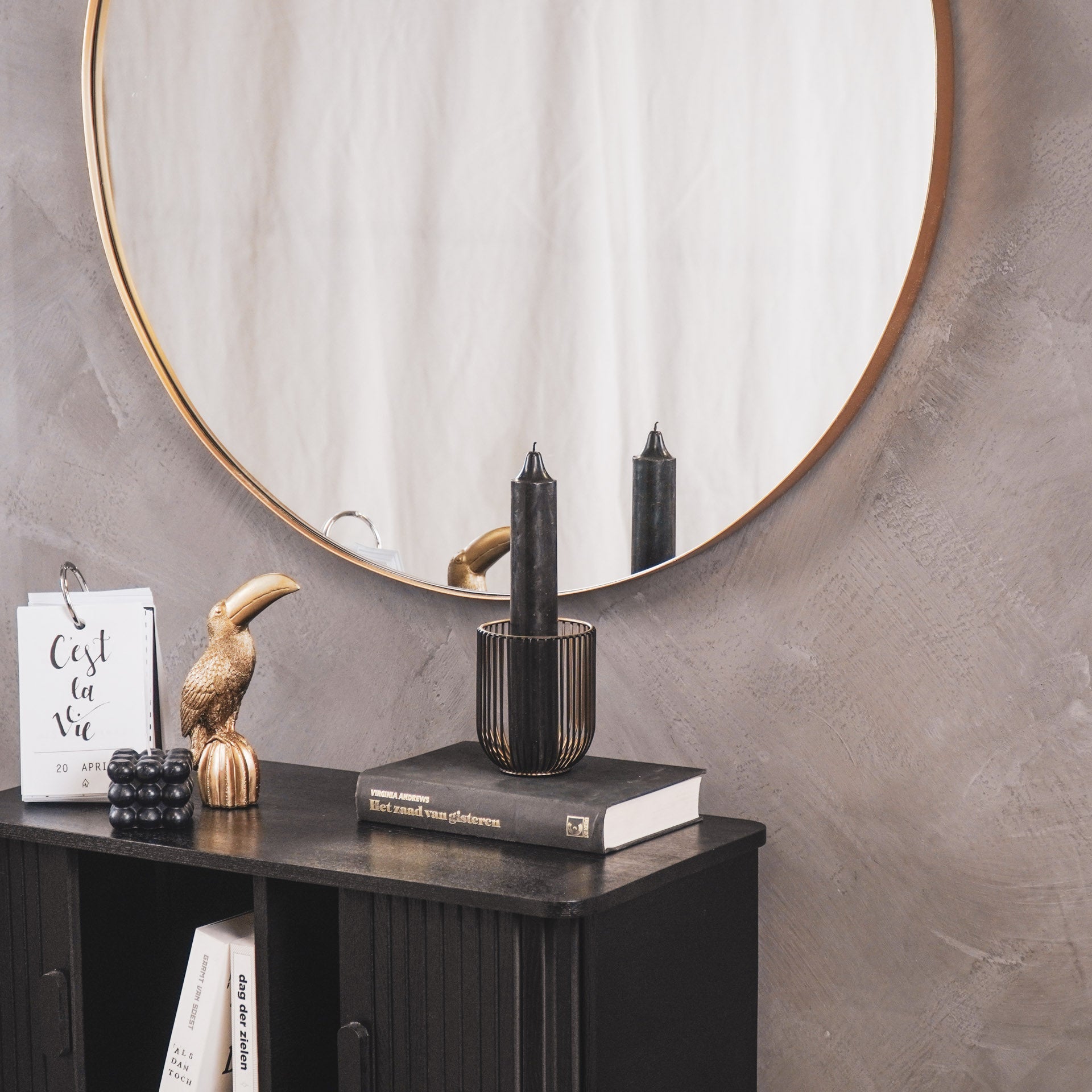 Dinerkaars - Extra Brede - Wax - XXL - Crème - 3,8x25cm