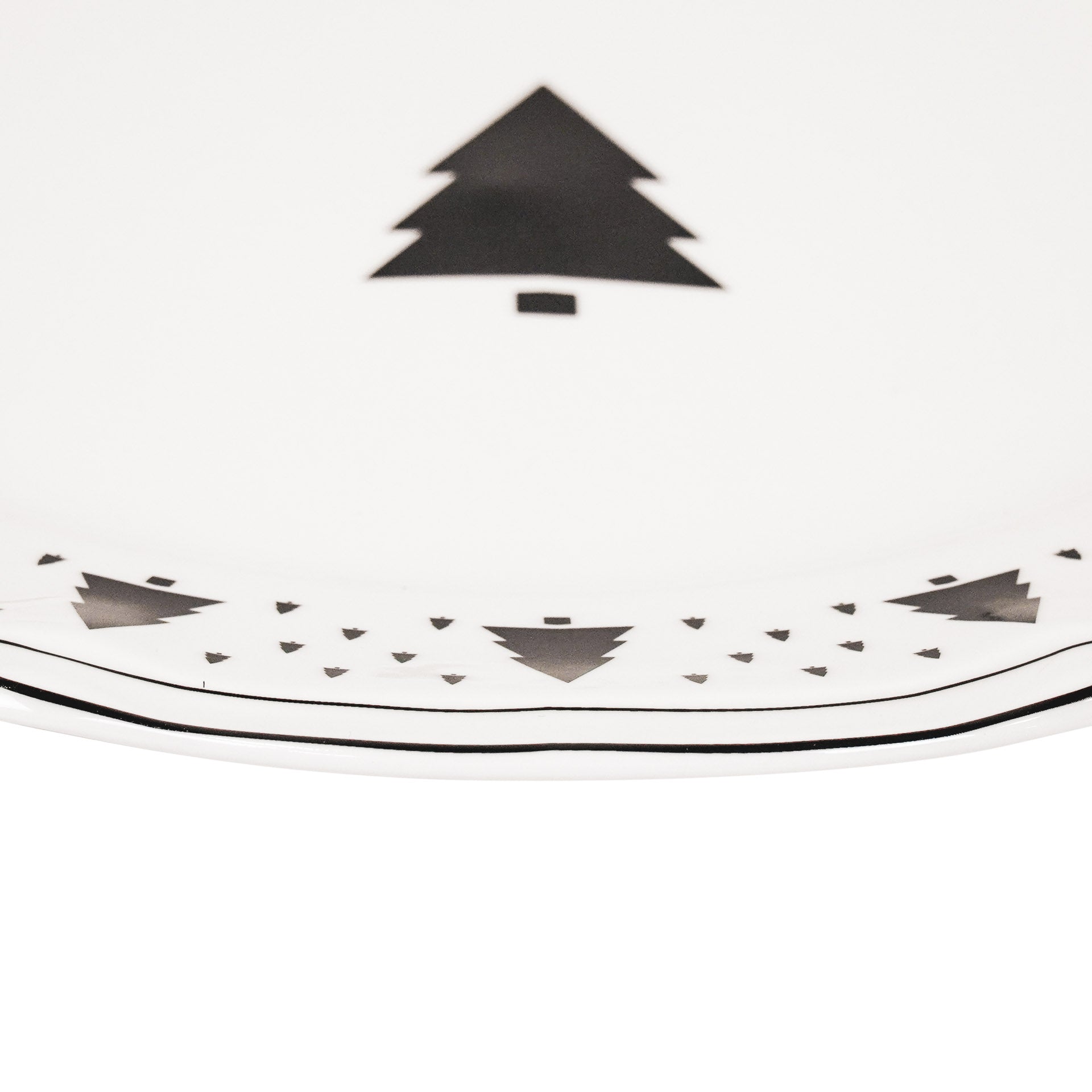 Diner Bord - Kerstboom - Newbone China - Ø26cm