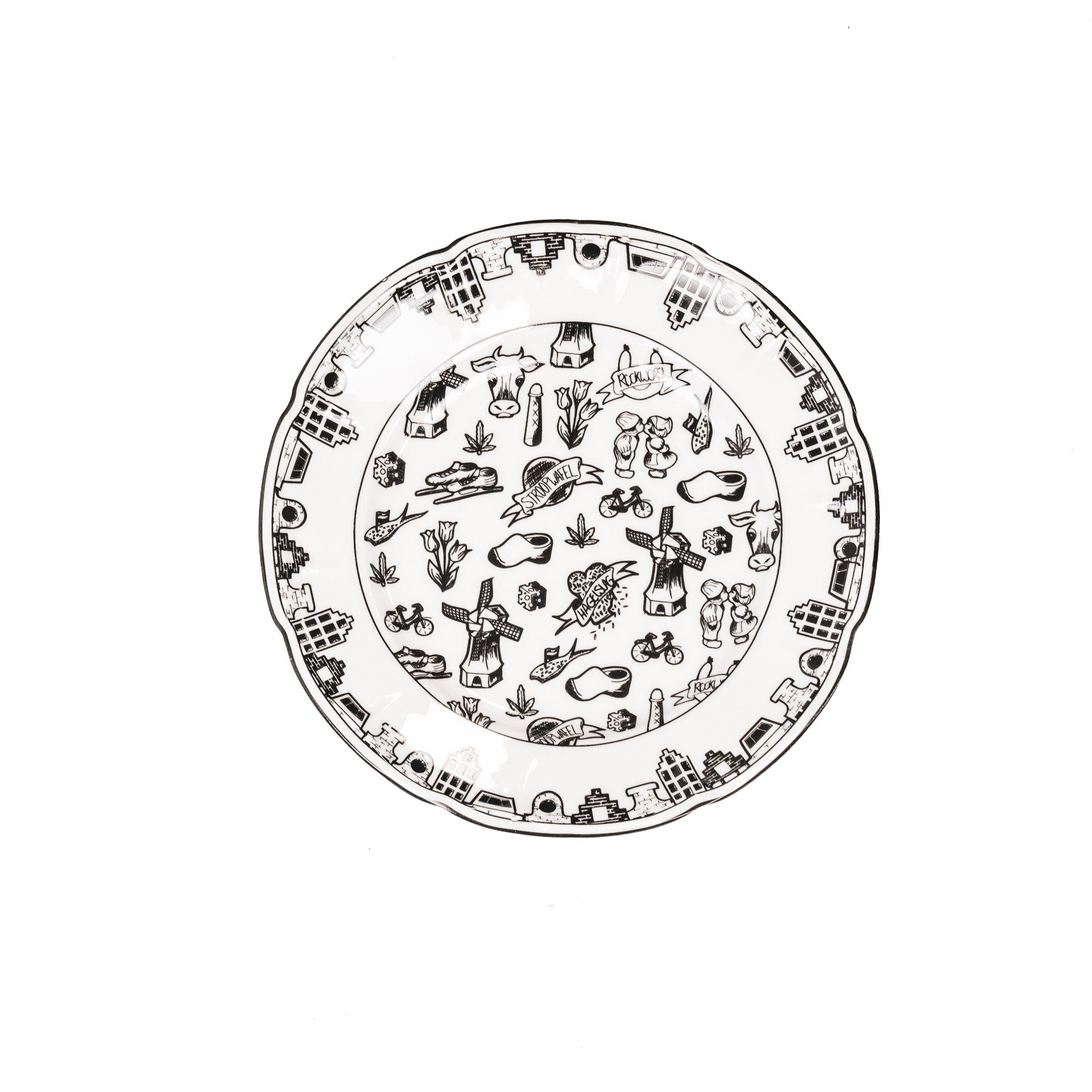 Housevitamin Gebaksbord- Dutch Black- Ø15cm