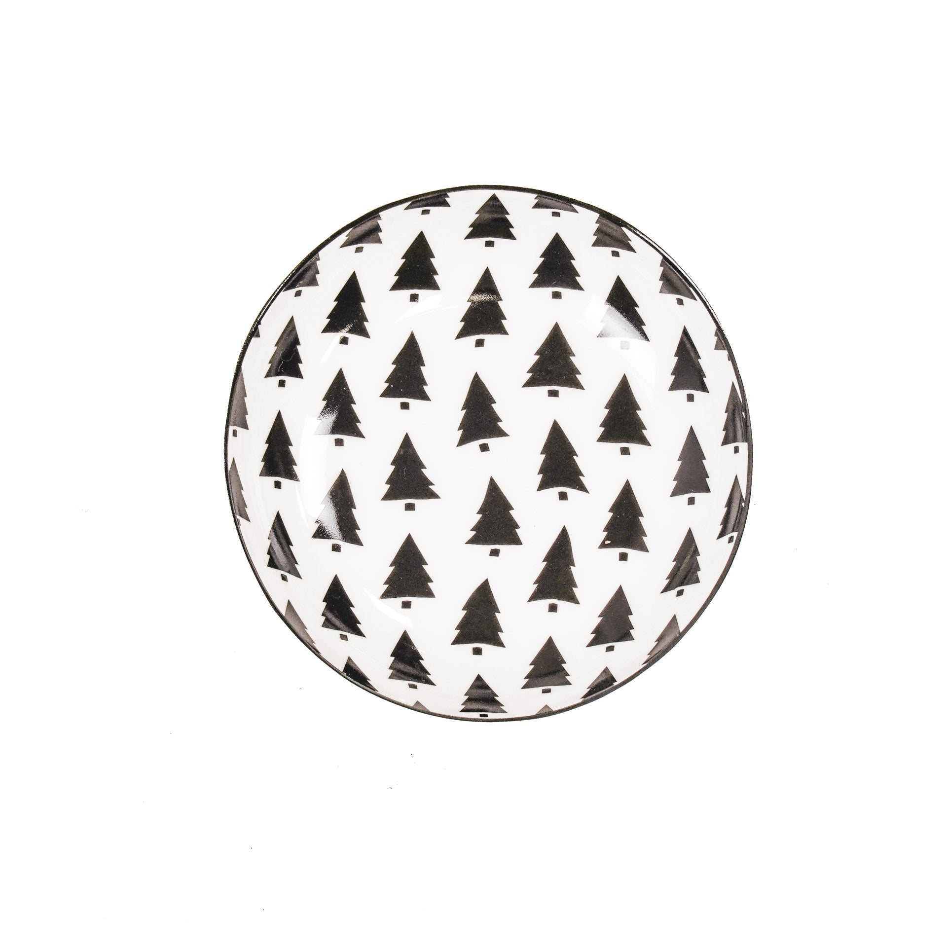 Snackbordje - Kerstboom - Newbone China - Ø9,5cm