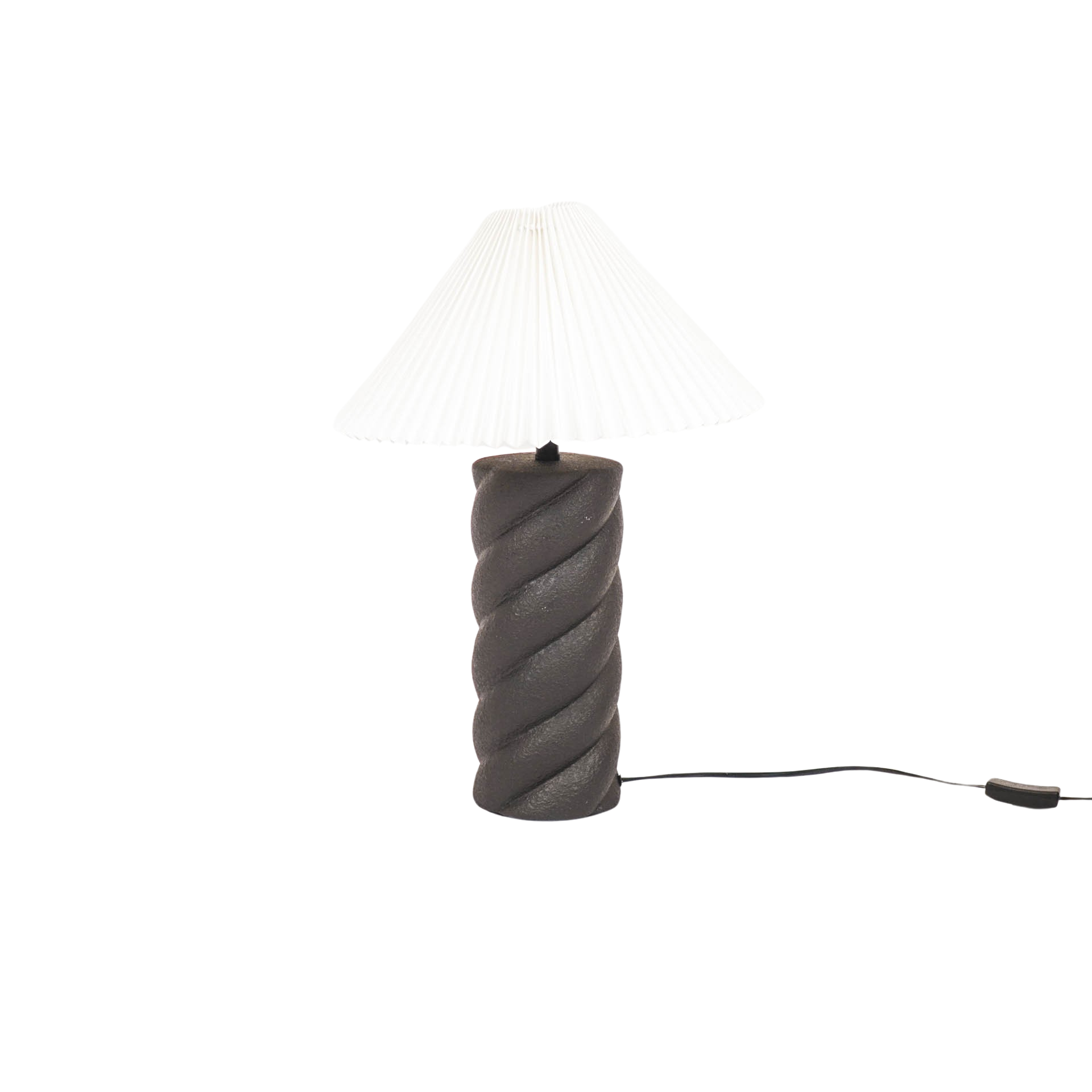 Lampenkap - Plissé - Polyester - Wit - 8x35x17 cm