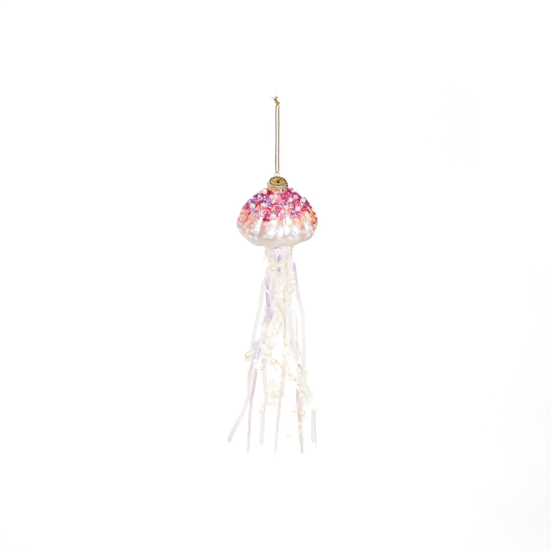 Kerstversiering - Kersthanger - Kwal - Glas - Gekleurd - 7x25cm