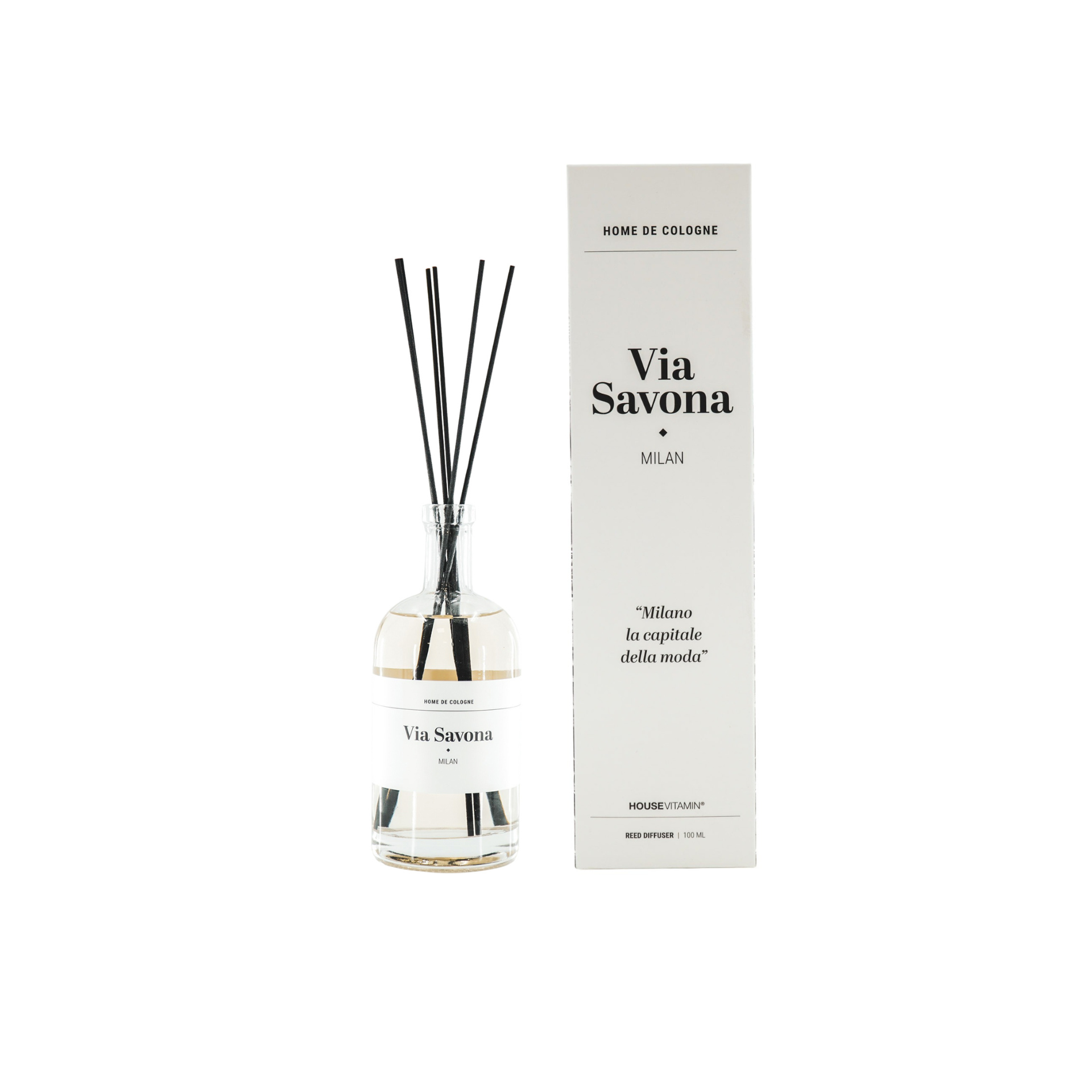 Geurstokjes - Via Savona Milaan - 100ml