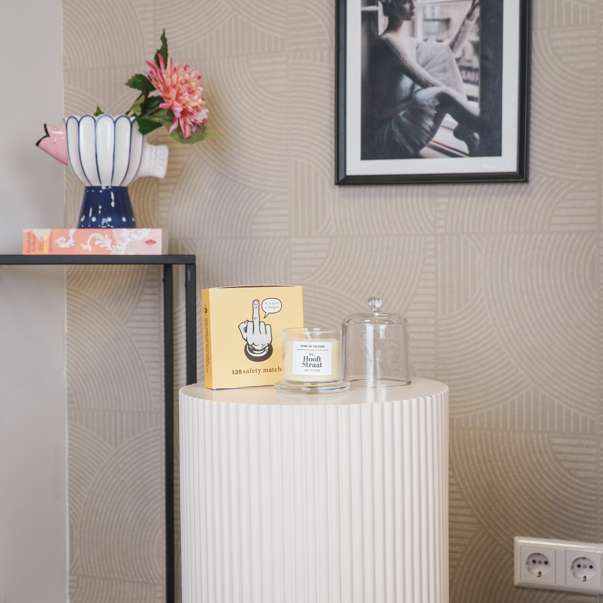 Geurkaars - Glazen Stolp PC Hooftstraat Amsterdam - 100gram