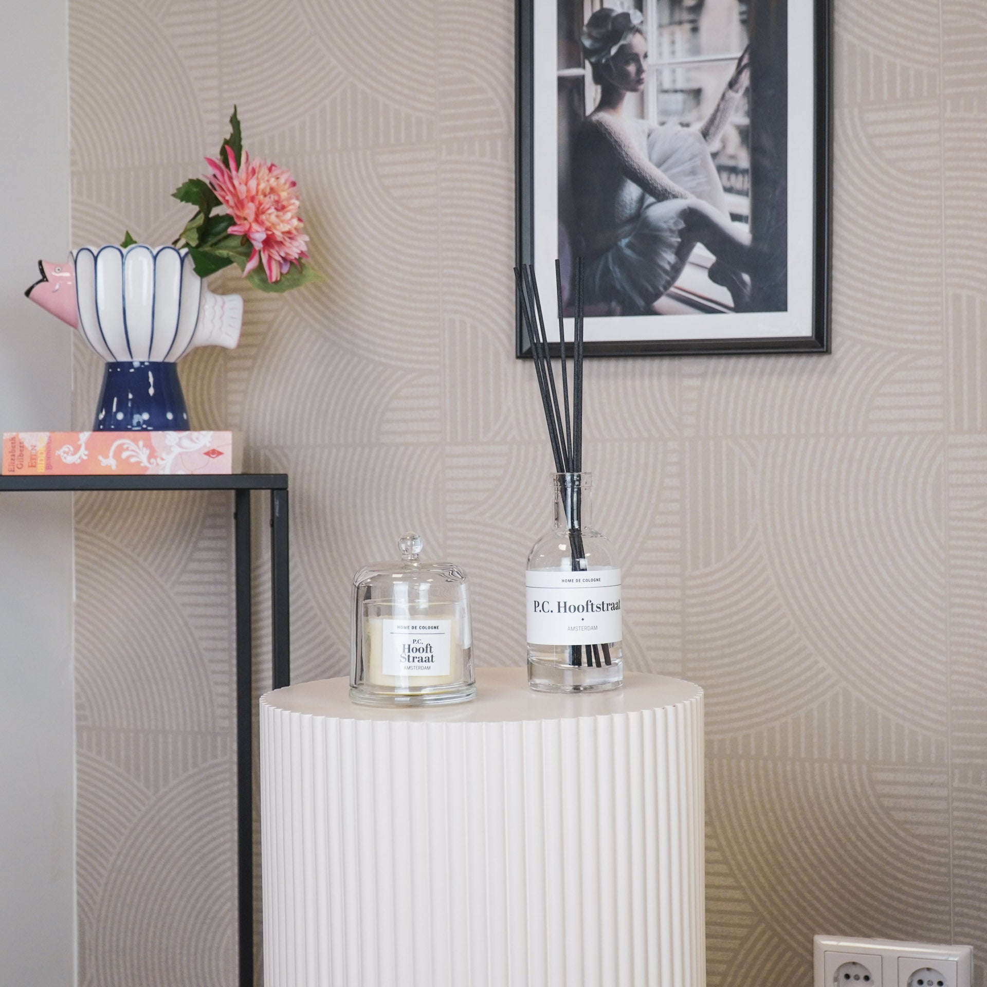 Geurkaars - Glazen Stolp PC Hooftstraat Amsterdam - 100gram