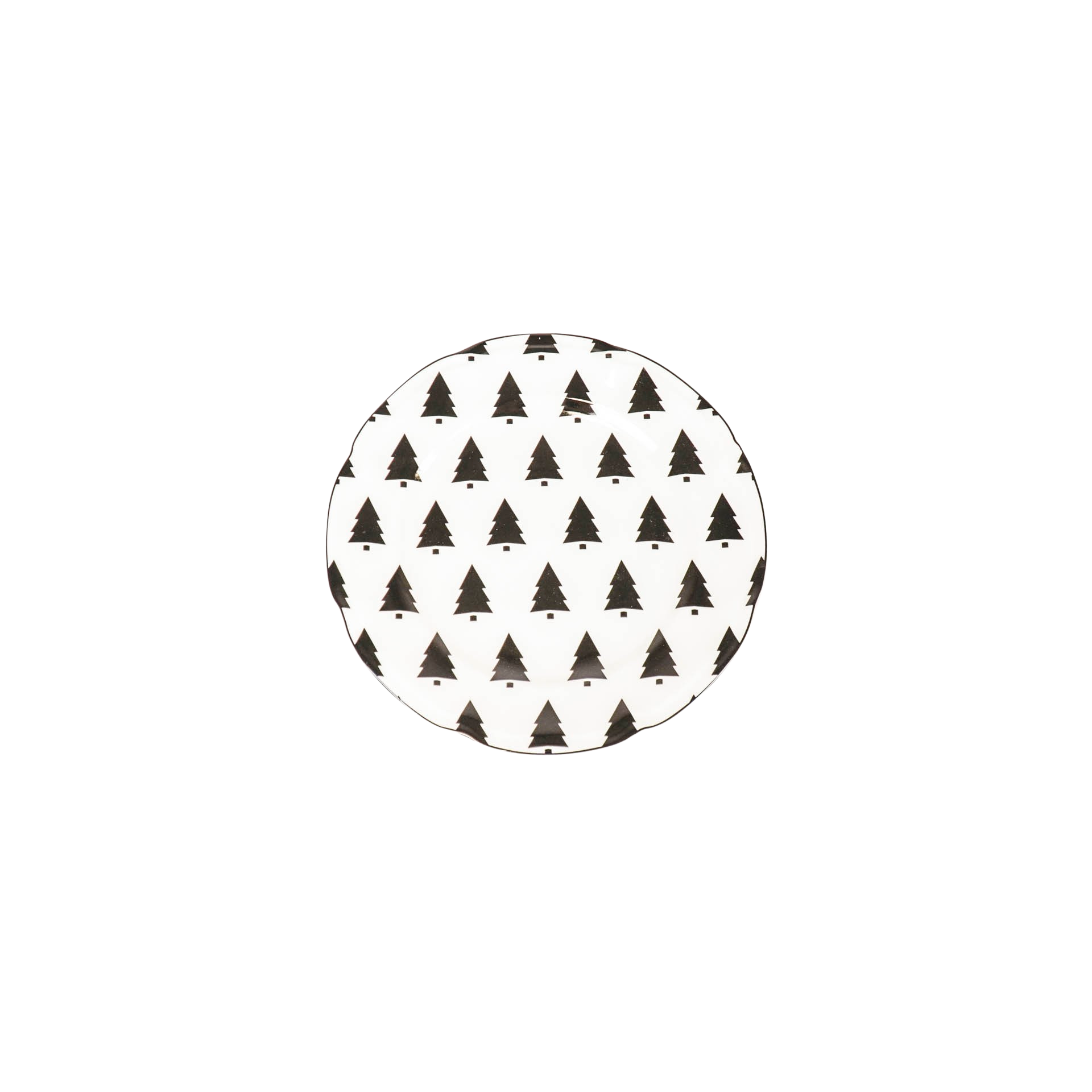 Bord - Kerstbomen - Newbone China - 15x15x1,5cm