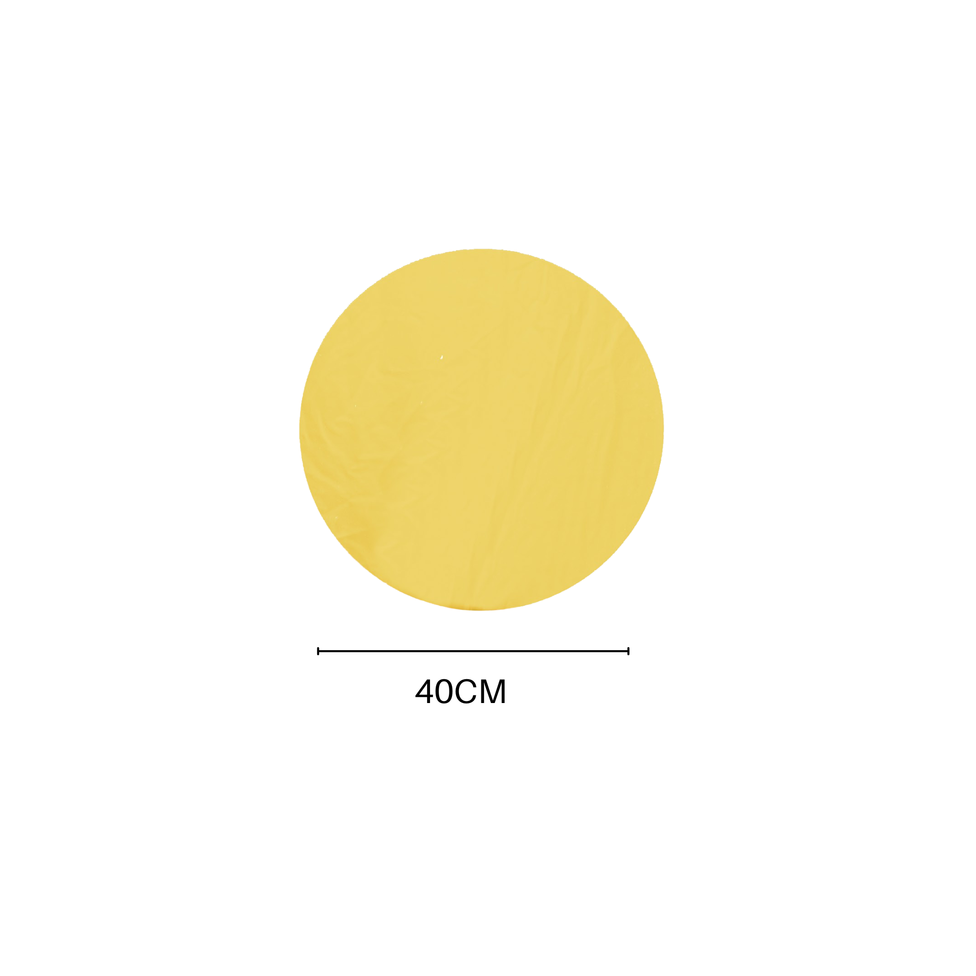 Spiegel - Rond - Goud Glas - 40x1x40m