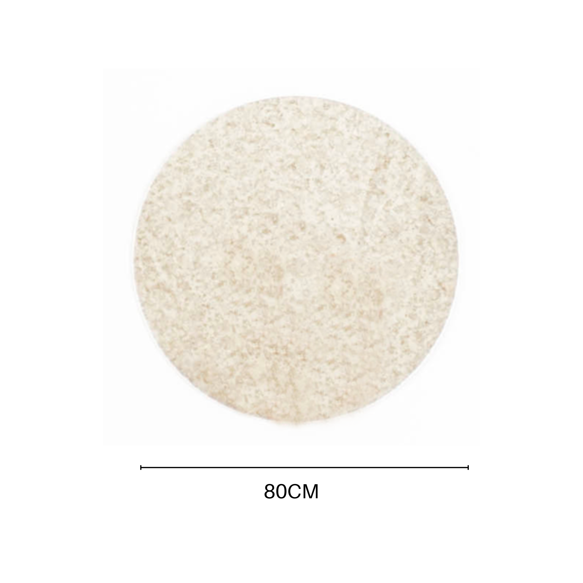 Spiegel - Rond - Smokey Glas - 80x1x80cm