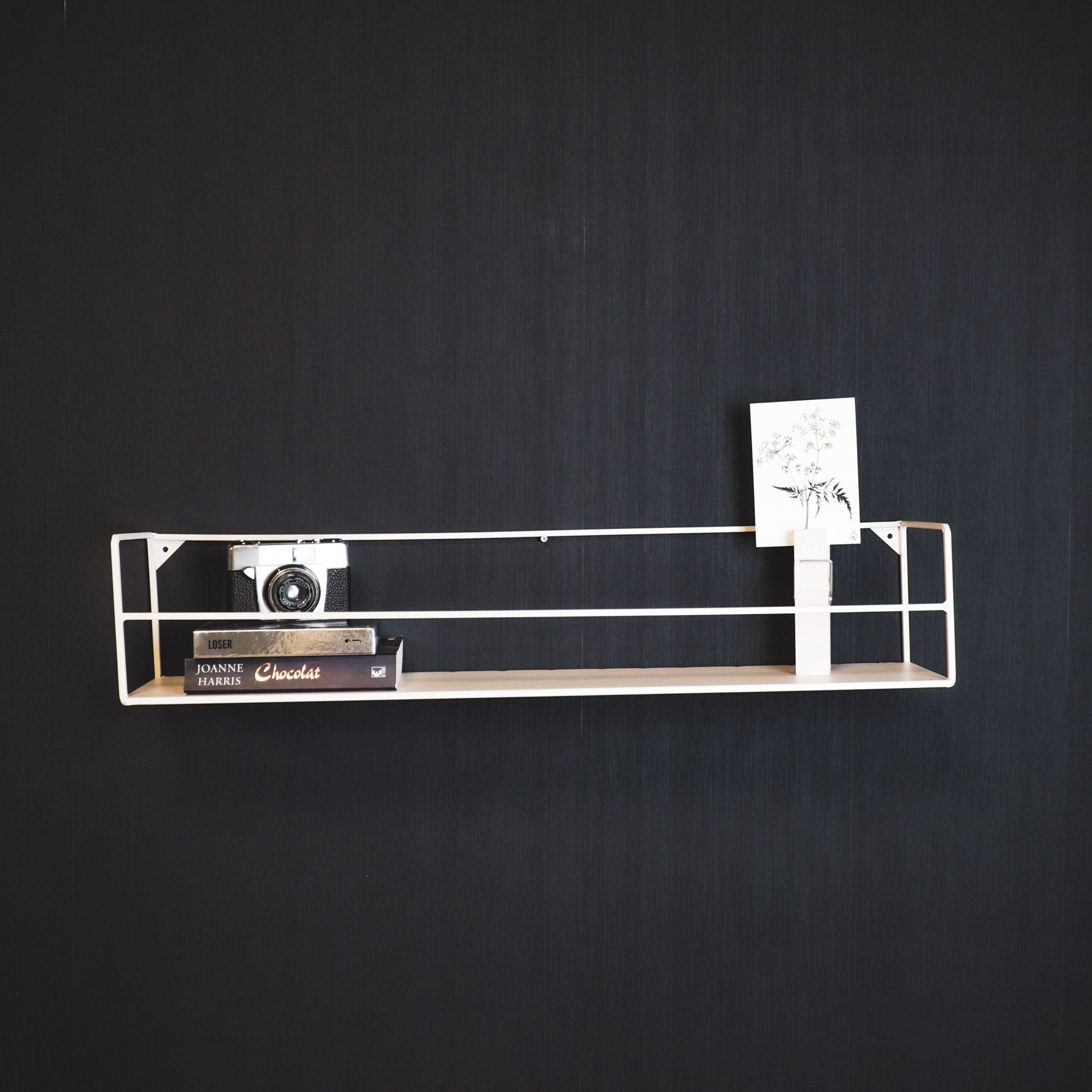 Wandplanken - Metaal - Zand - Set van 2 - 40x14x16 | 80x14x16cm