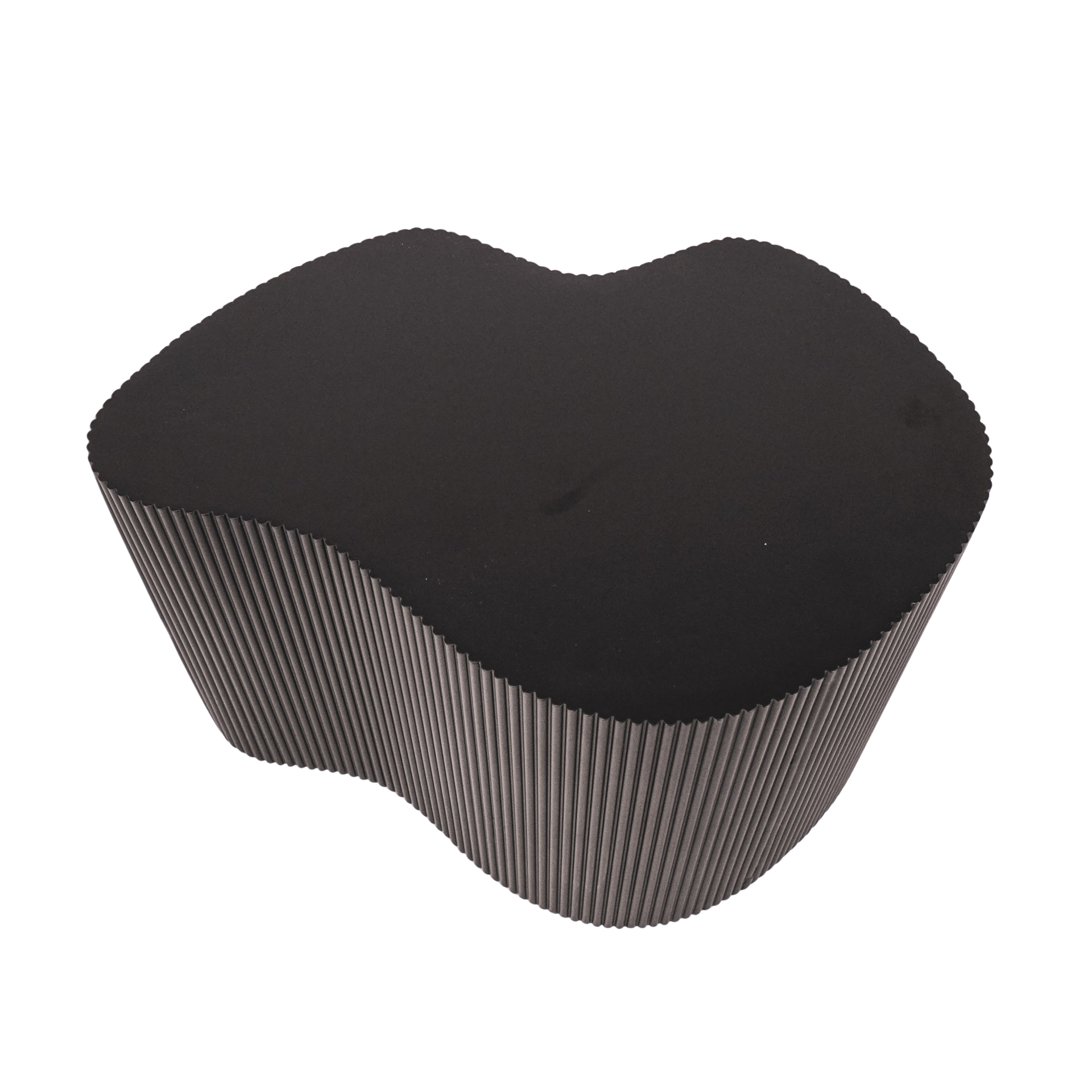 Bijzettafel - Bijtende Lip - MDF - Zwart - 60x40x40cm