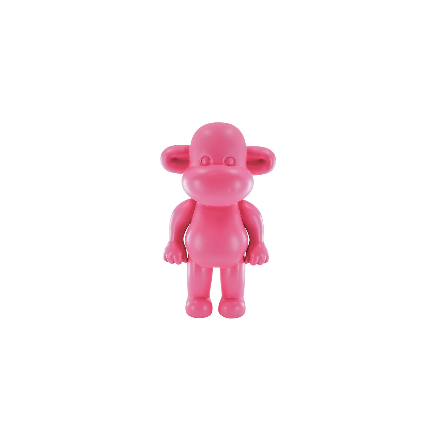 Ornament - Aap Beeld 'The Legend' - Polyresin - Roze - 11x7x19cm