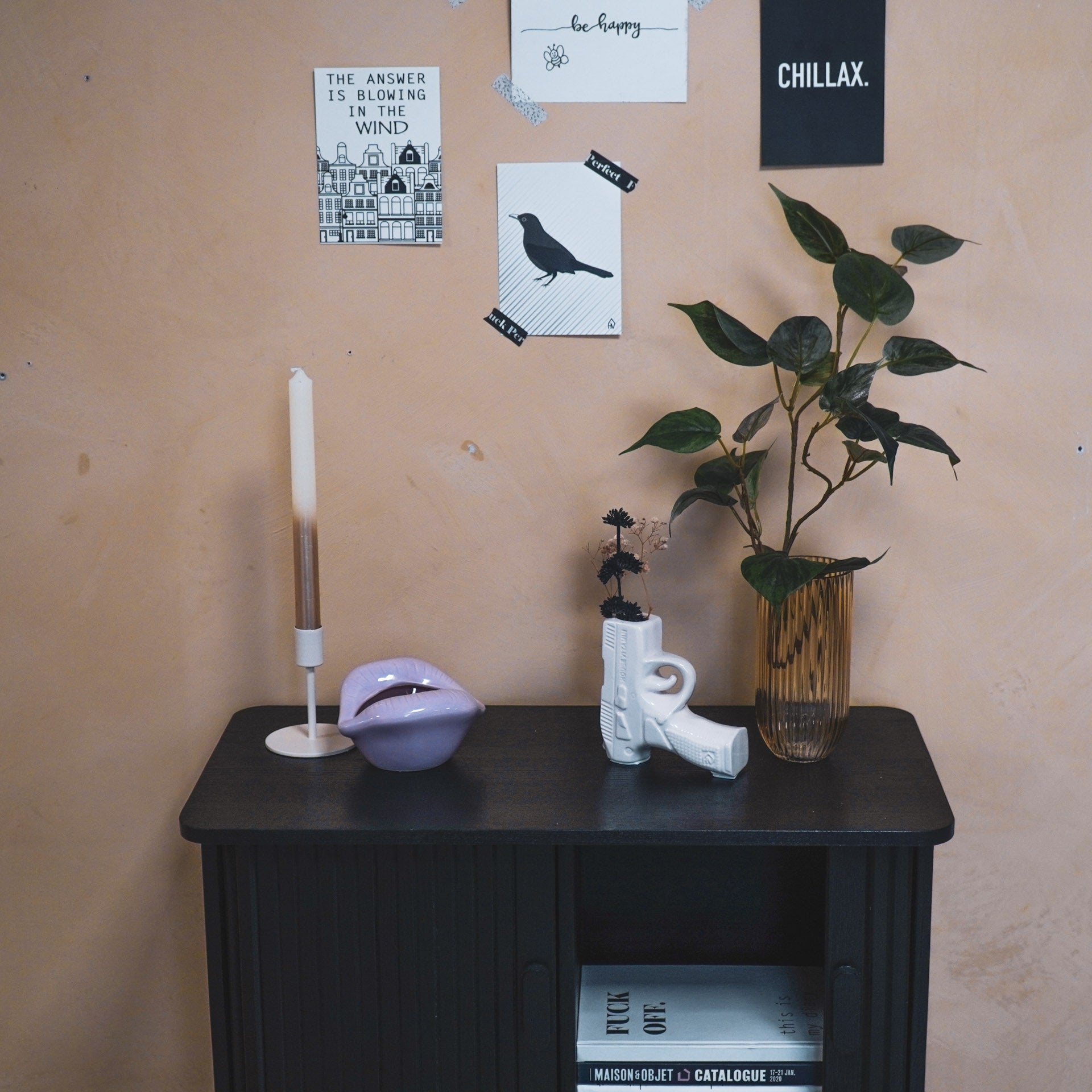 Pot - Lip - Porselein - Licht Roze -12,5x11x7,5cm