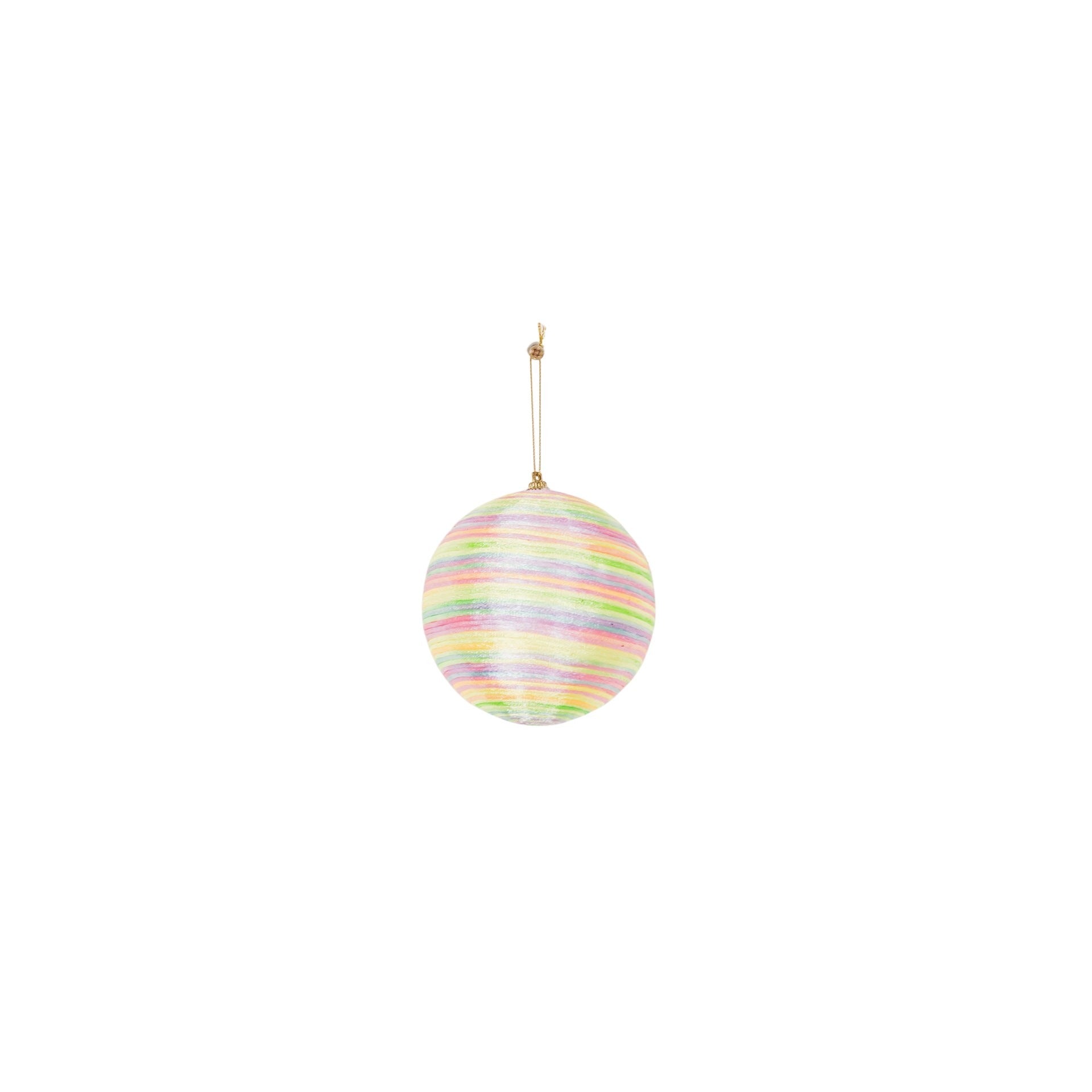 Kerst Hangers - Kerstballen - Foam - Fluor Kleuren - S3- 10 cm