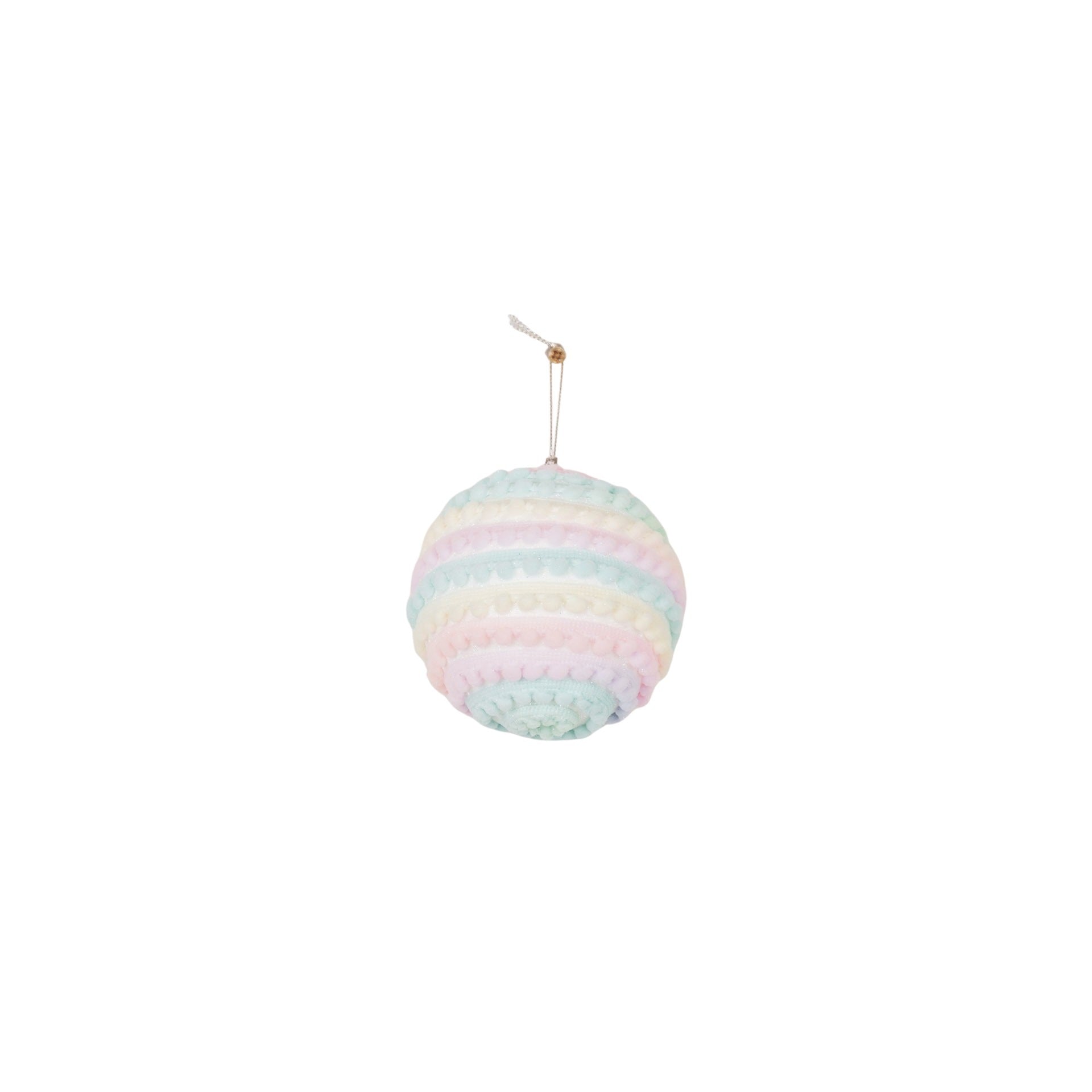 Kerst Hangers - Kerstballen - Foam -Unicorn Kleuren - S3- 8 cm