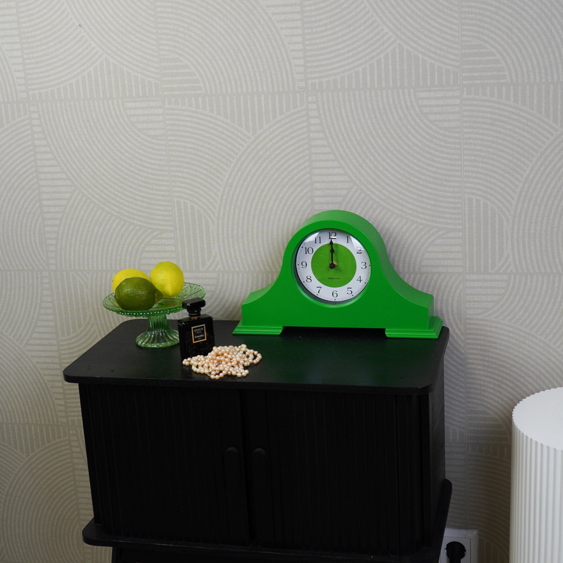 Klok- Mantel Klok- Groen - 36x8,5x20 cm