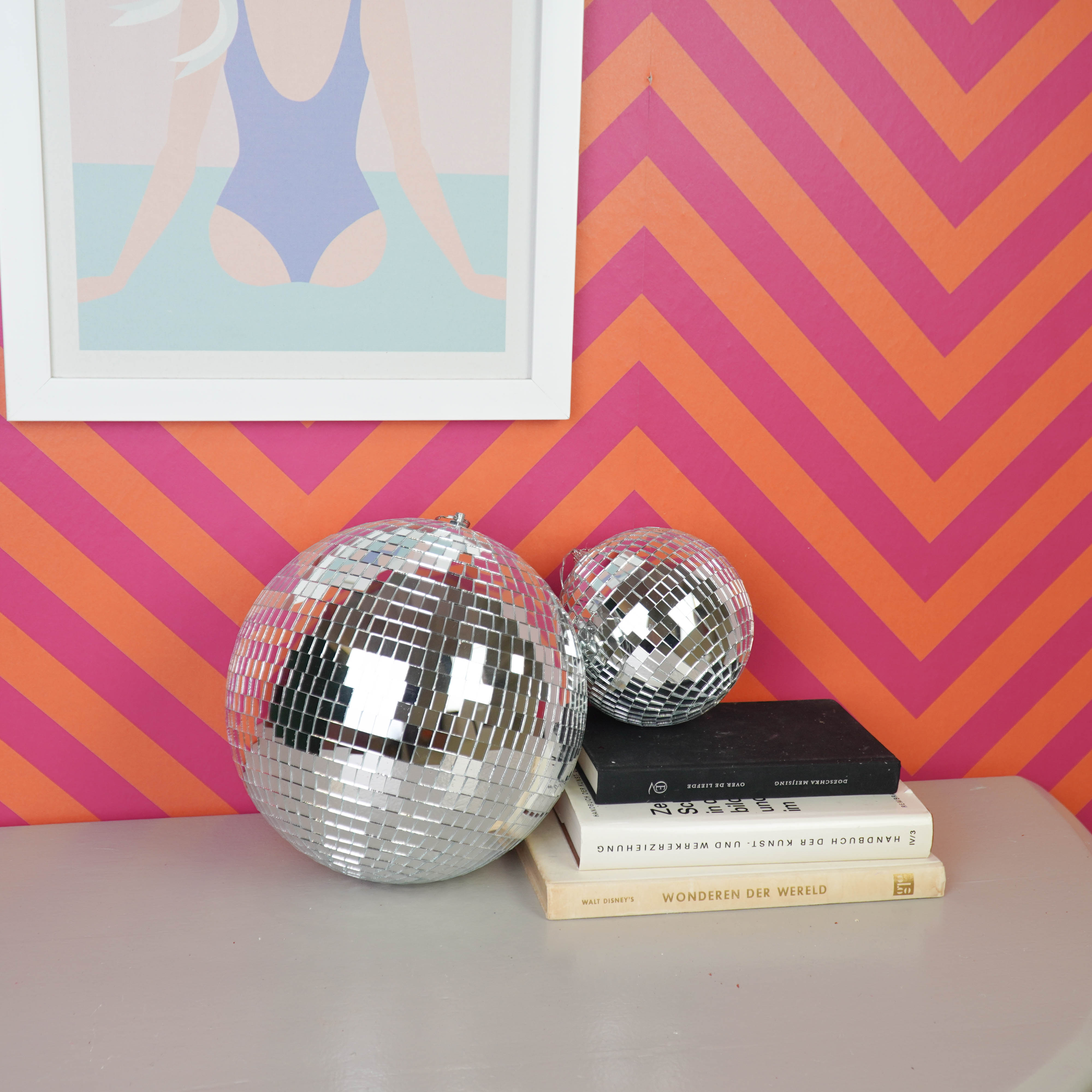 Kerstversiering - Kersthanger - Discobal - Foam - Zilver - 15x15x15cm